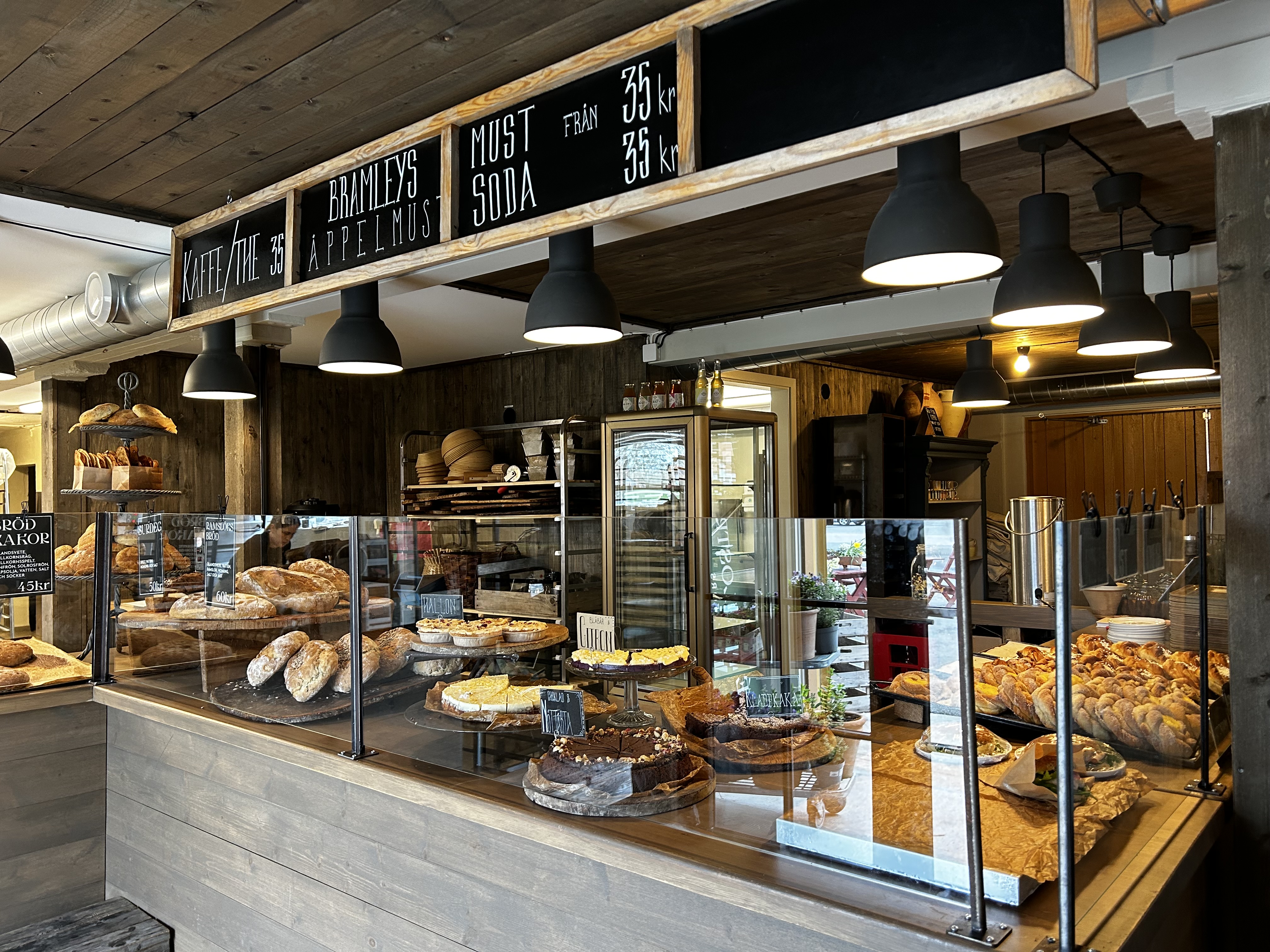 A platter with various types of Swedish coffee break treats.