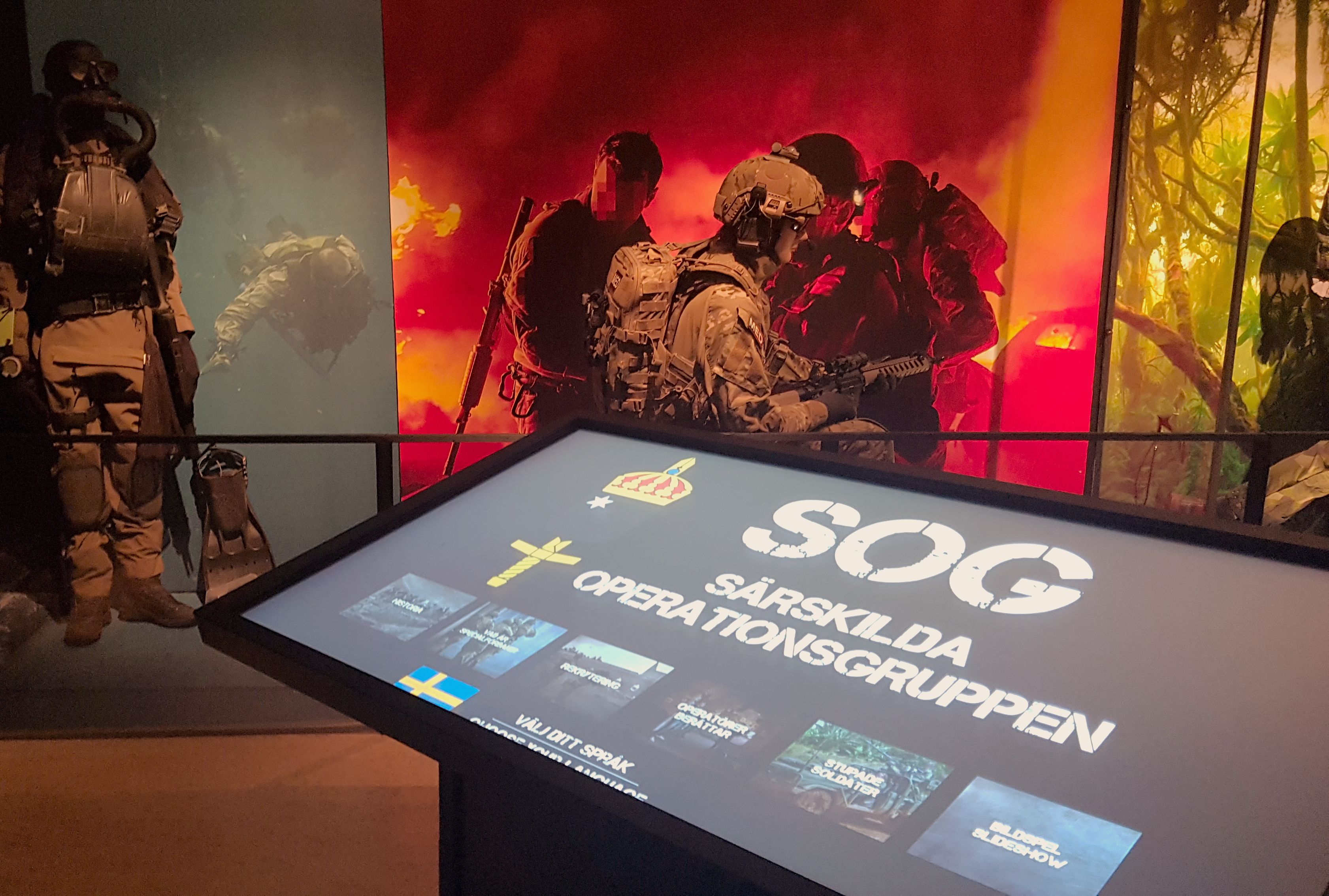 Bild på skylt inne på fästningsmuseet 