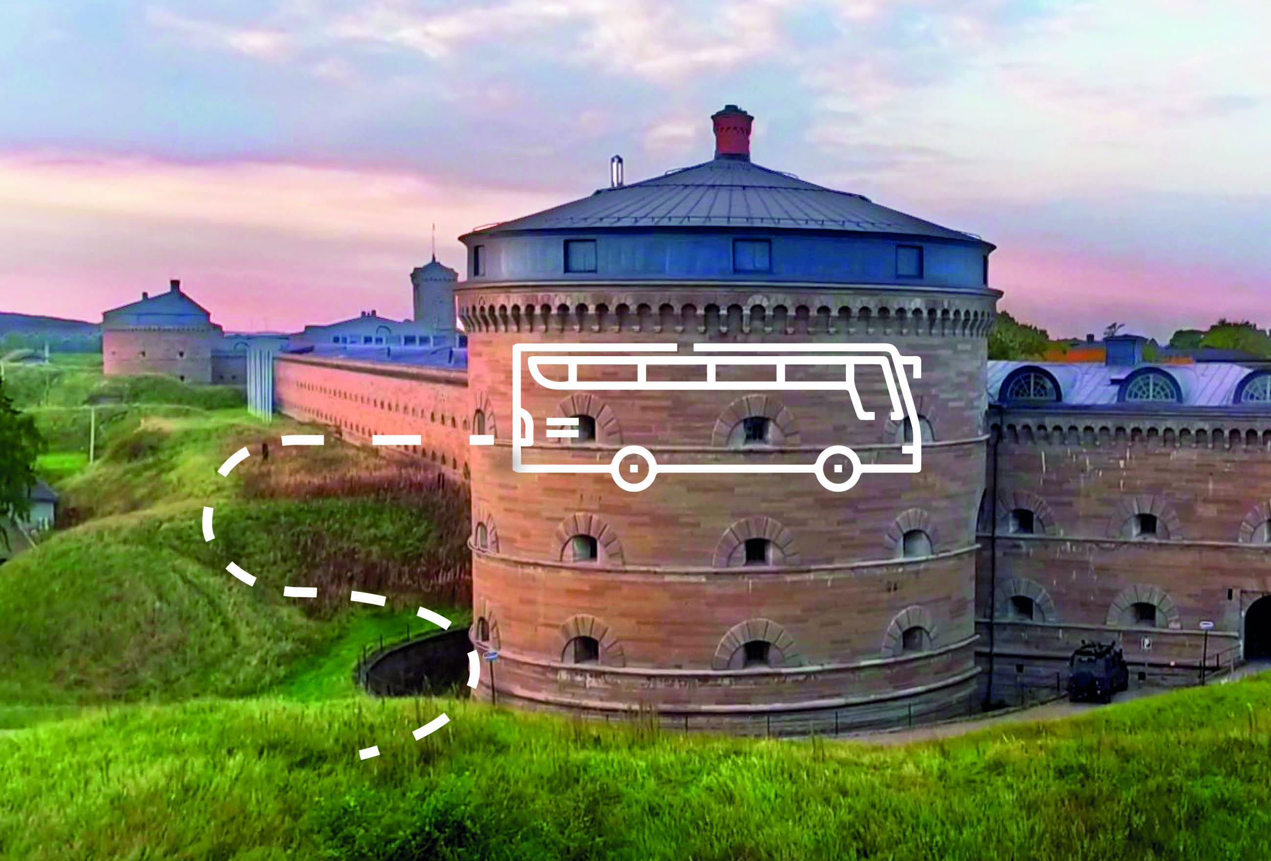 Busspaket på Karlsborgs Fästning