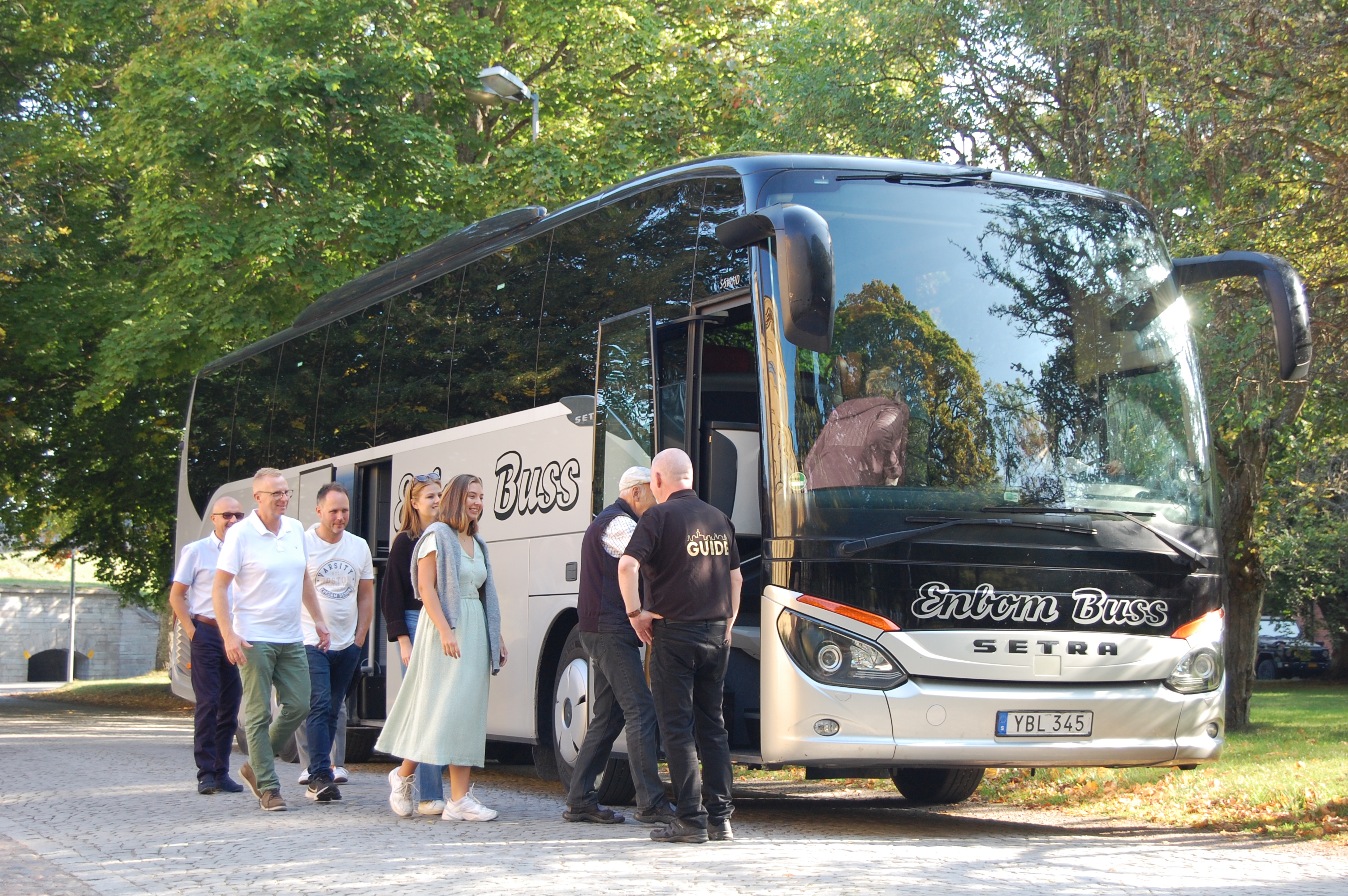 Bussguidning på Karlsborgs fästning