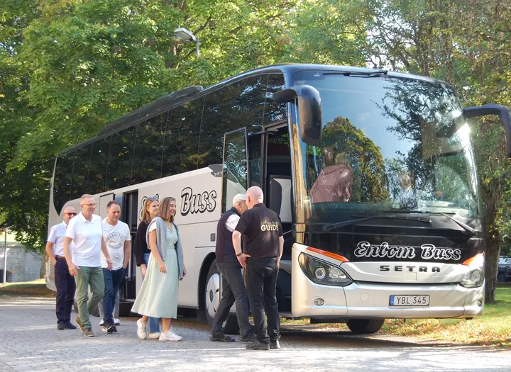 Bussguidning på Karlsborgs Fästning