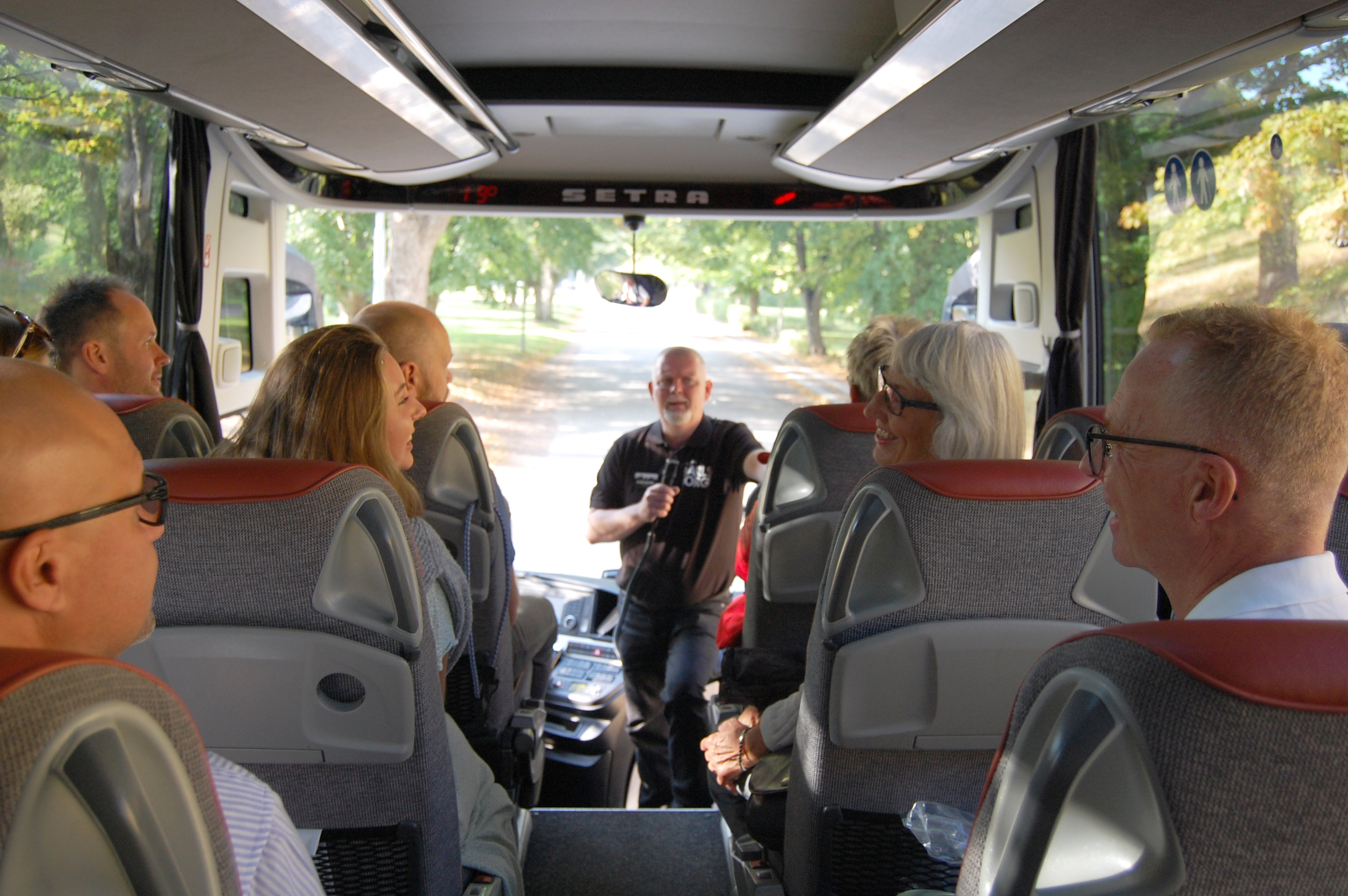 Bussguidning på Karlsborgs fästning