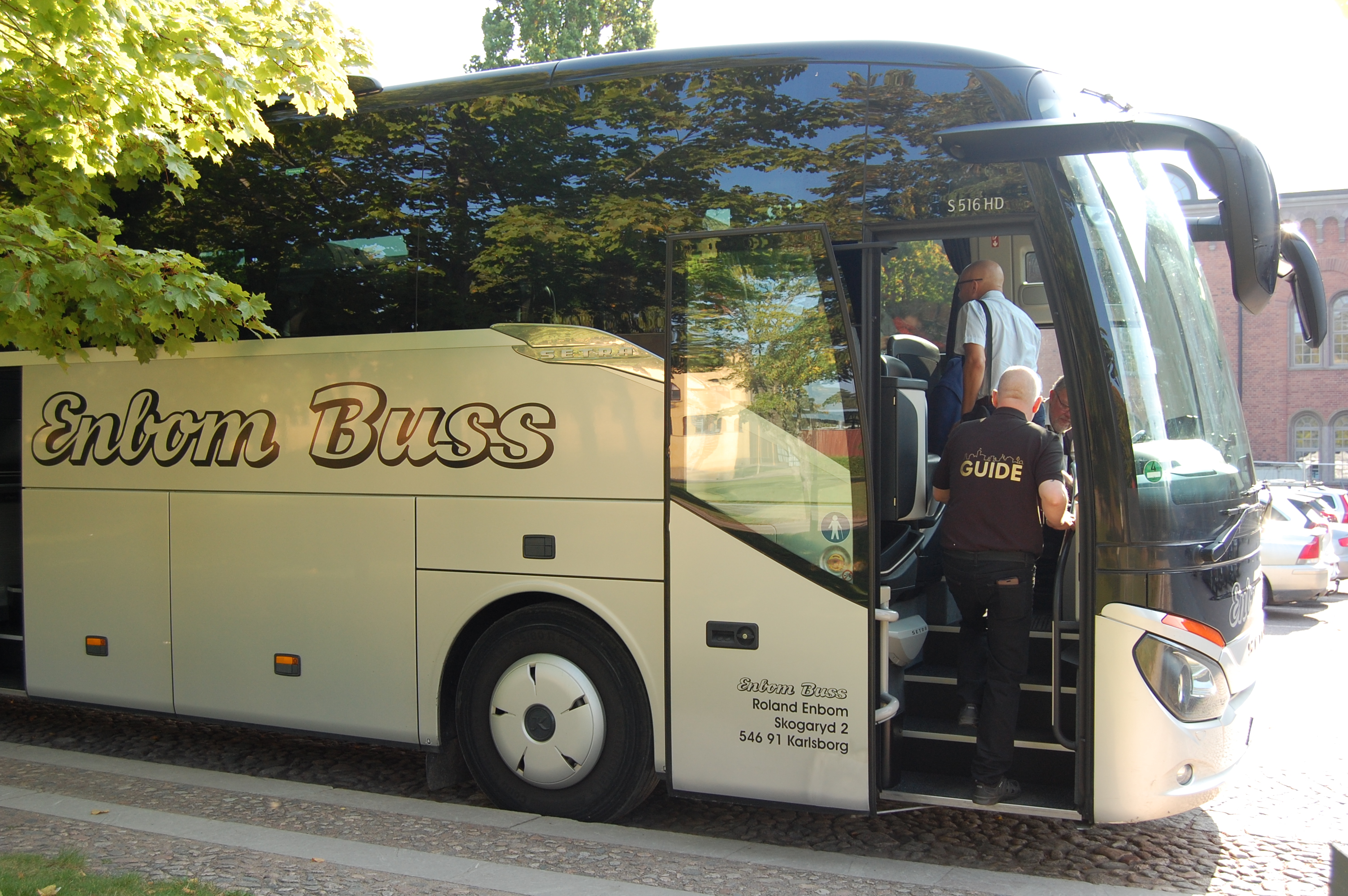 Bussguidning på Karlsborgs Fästning