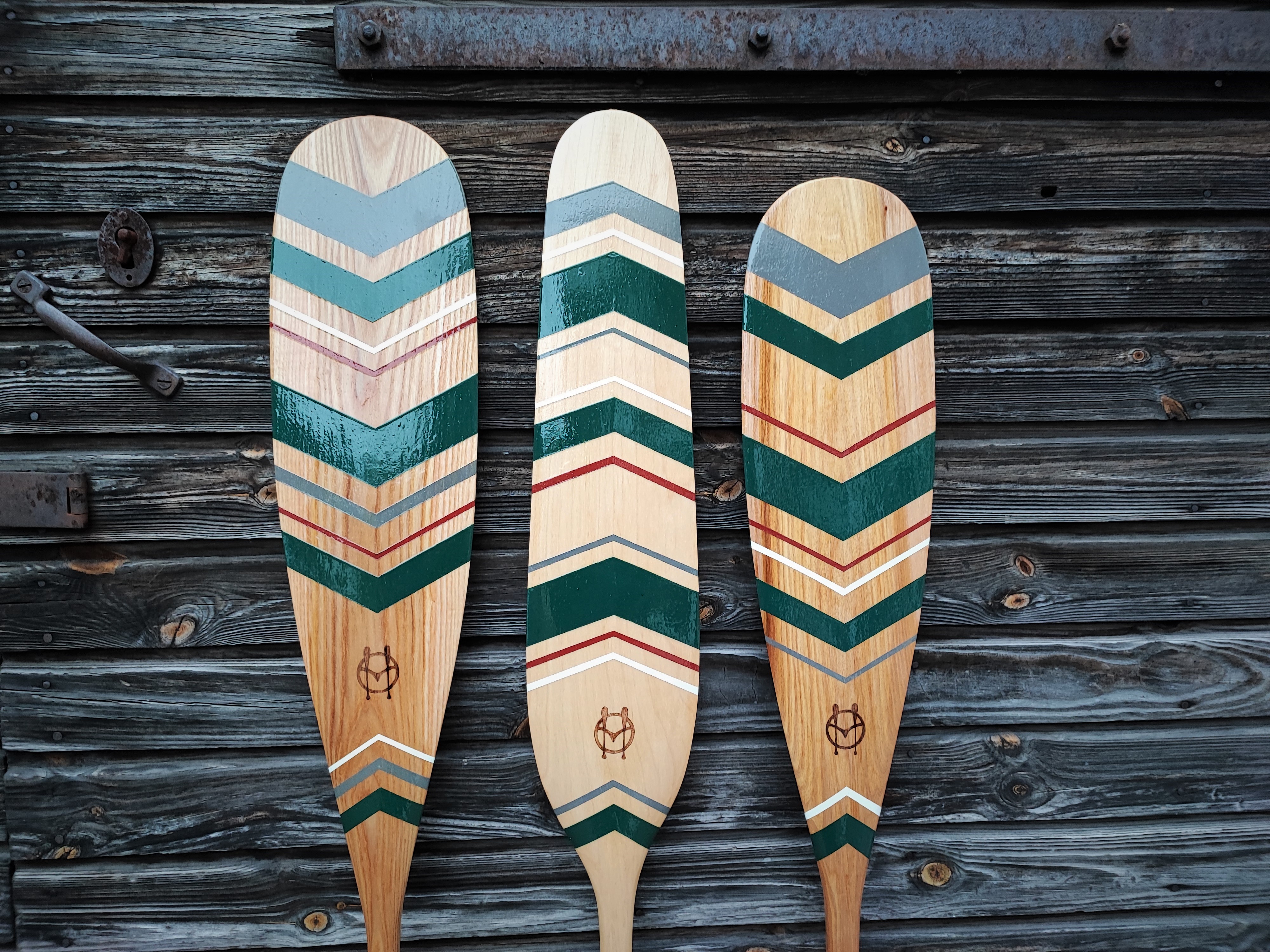 Hegarts canoe, Kanot, Paddlar