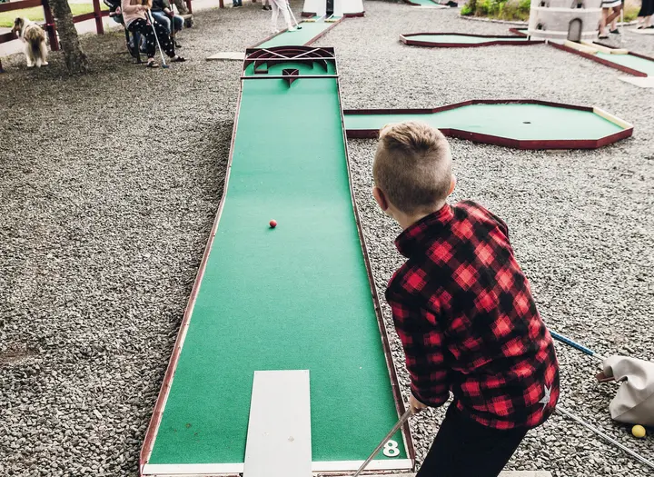 Minigolfen vid Göta Kanal