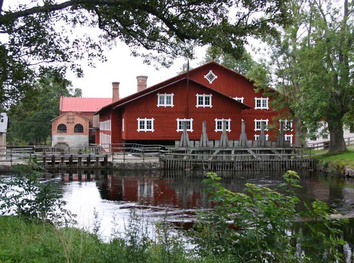 Foto av träsliperiet vid Forsviks bruk