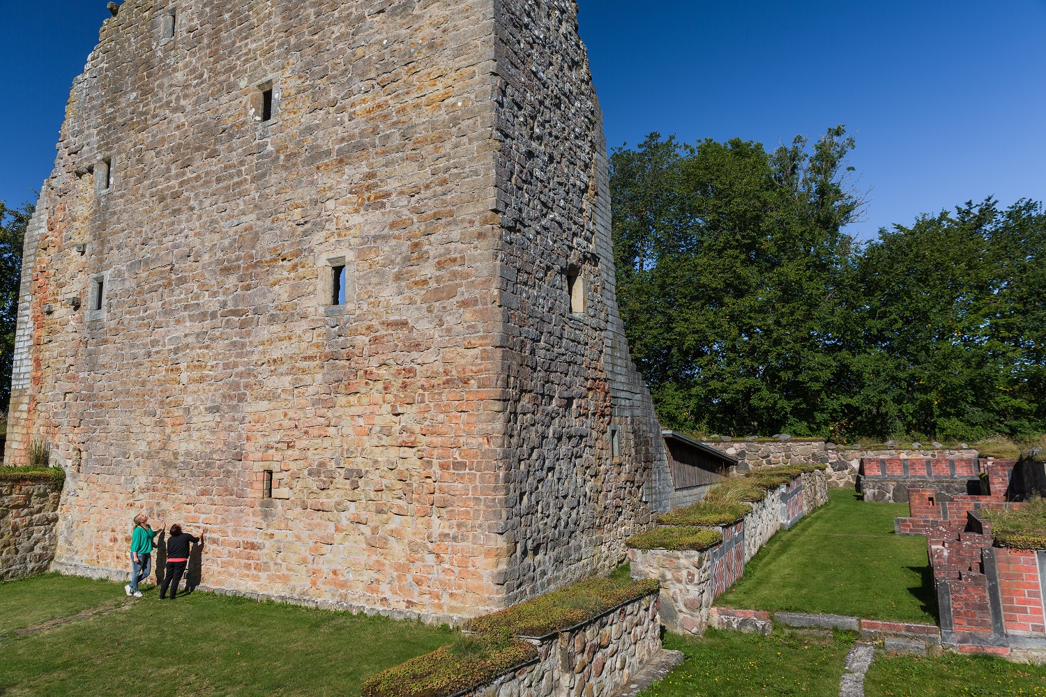 Episcopal castle in Husaby on Kinnekulle