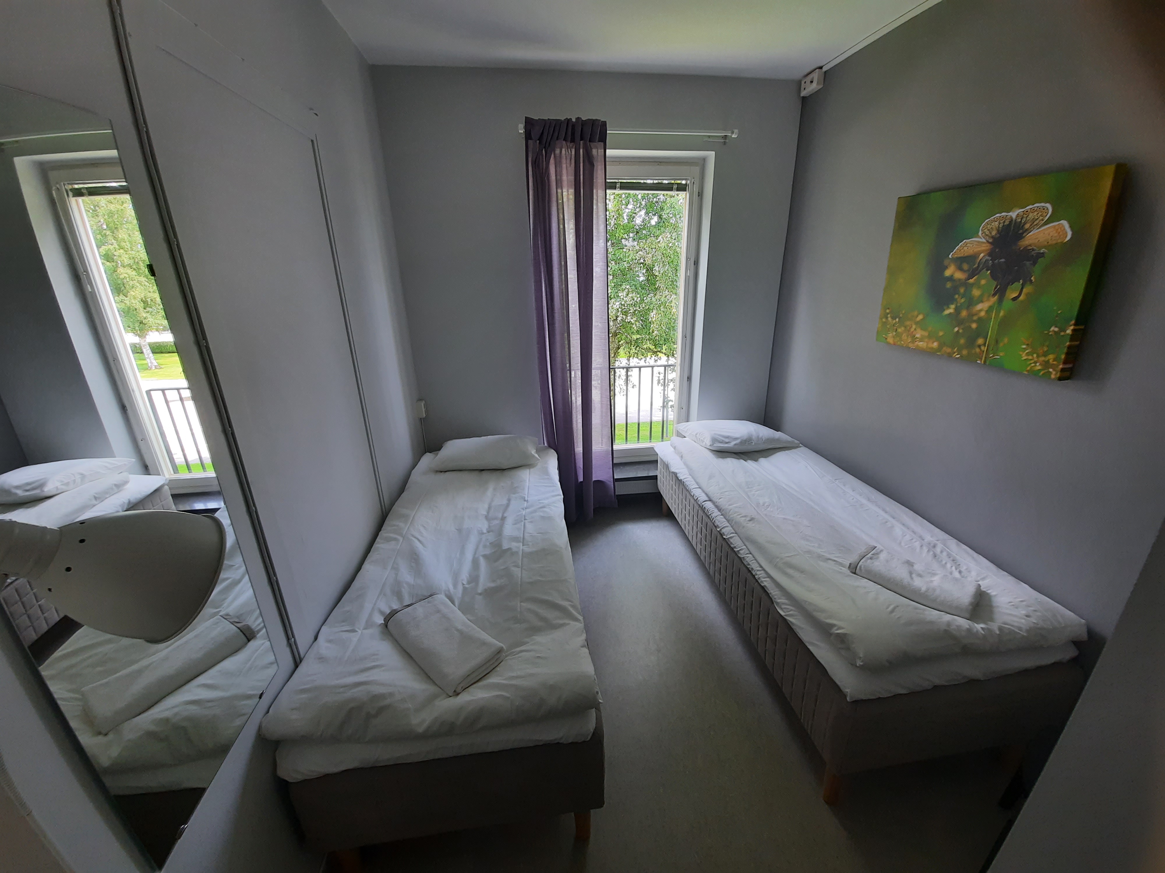 Bild på ett rum i ett B&B. 