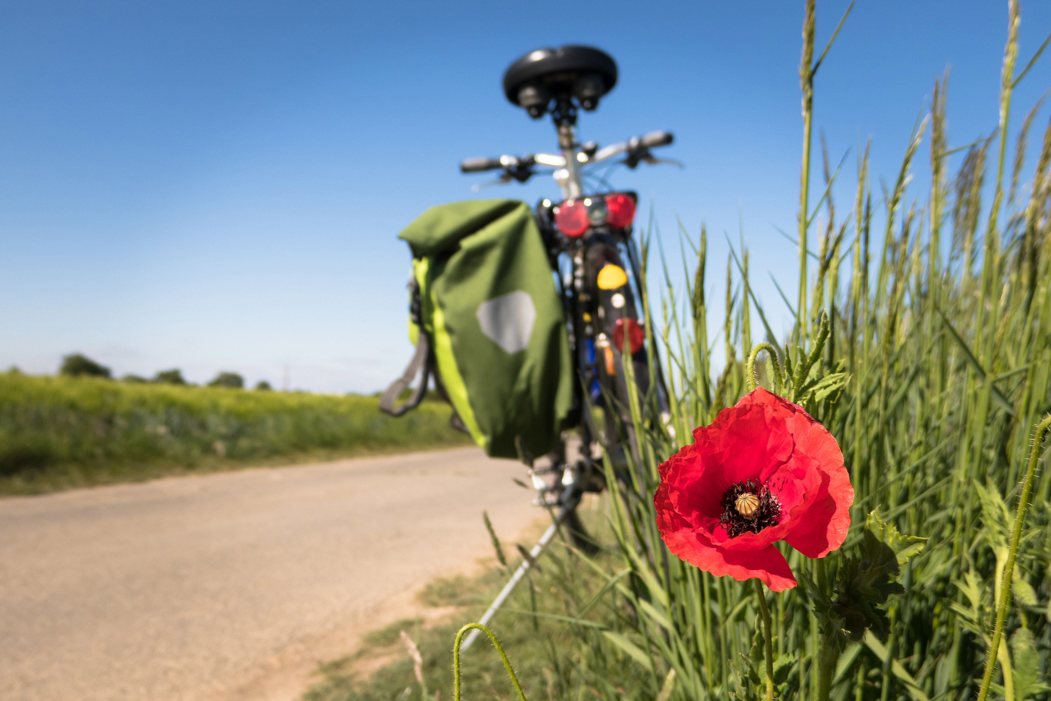 Lunchrunda på cykel till Lundsbrunn och Husaby