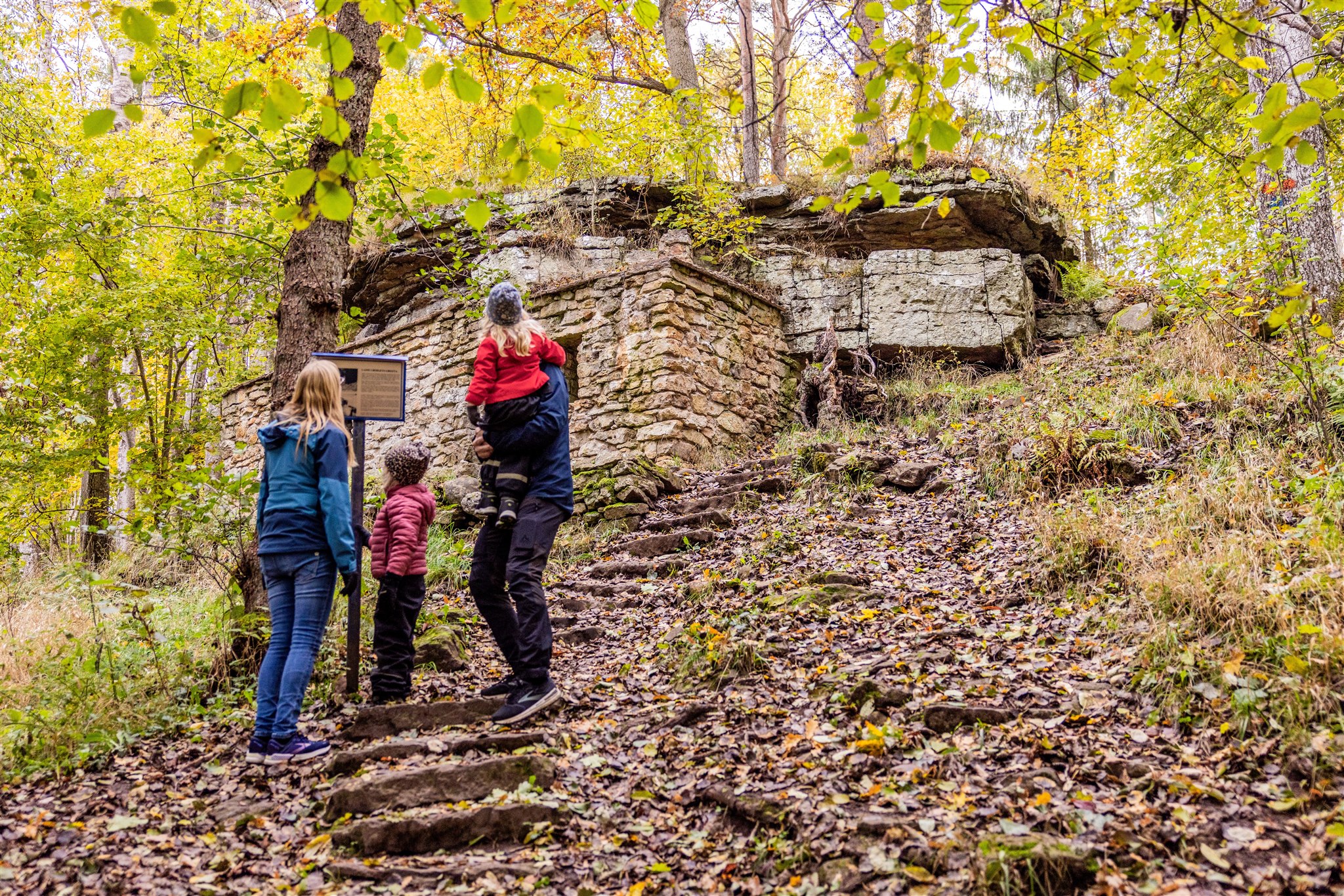 Lasses cave, Kinnekulle