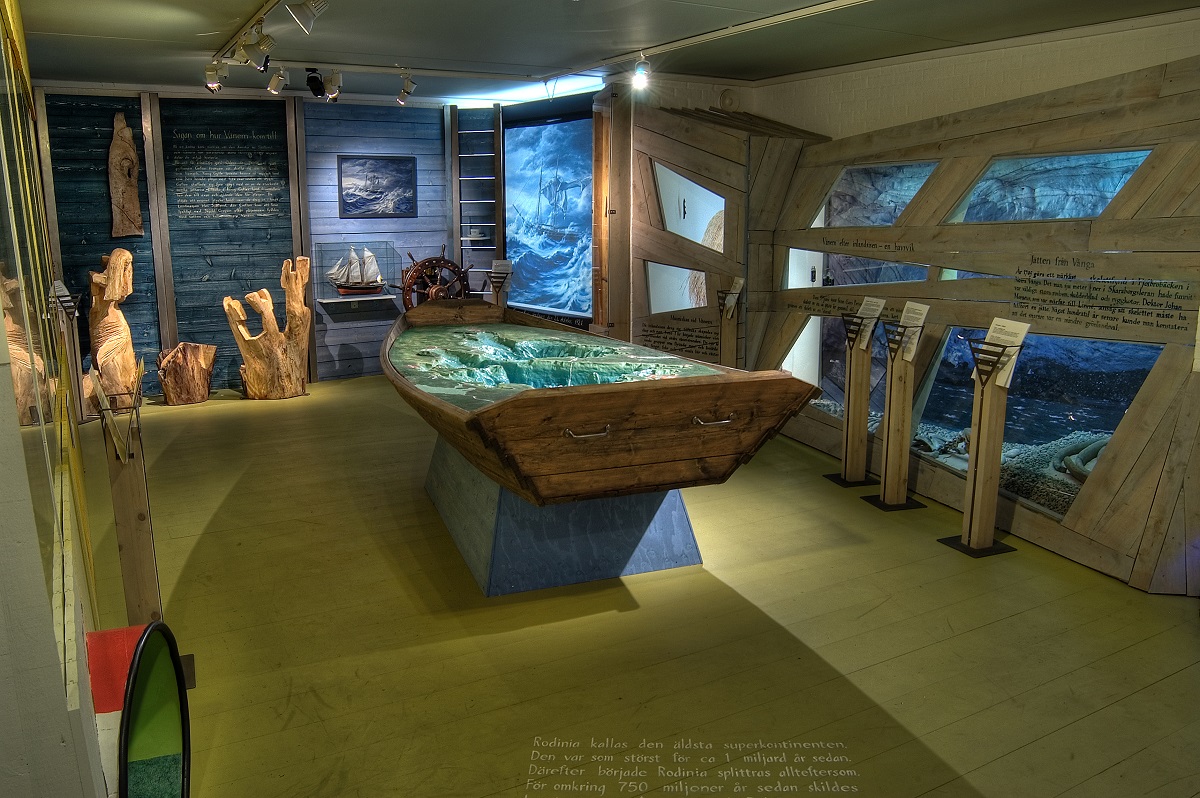 Interiör i ett museum.