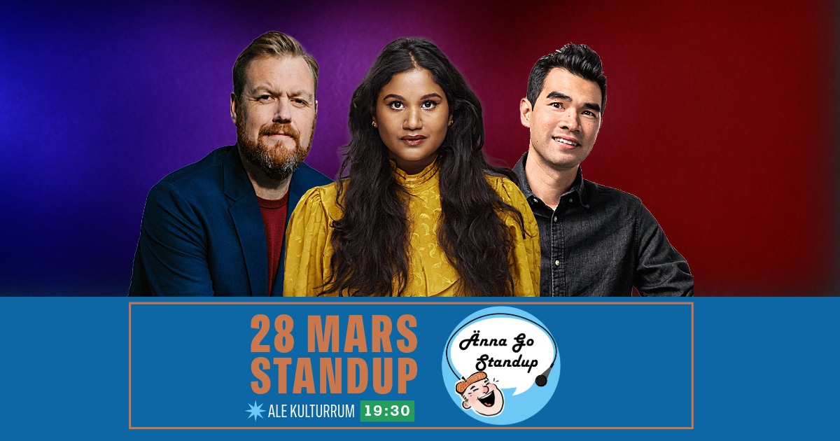 Standup med Kristoffer Appelquist och Shanthi Rydwall Menon