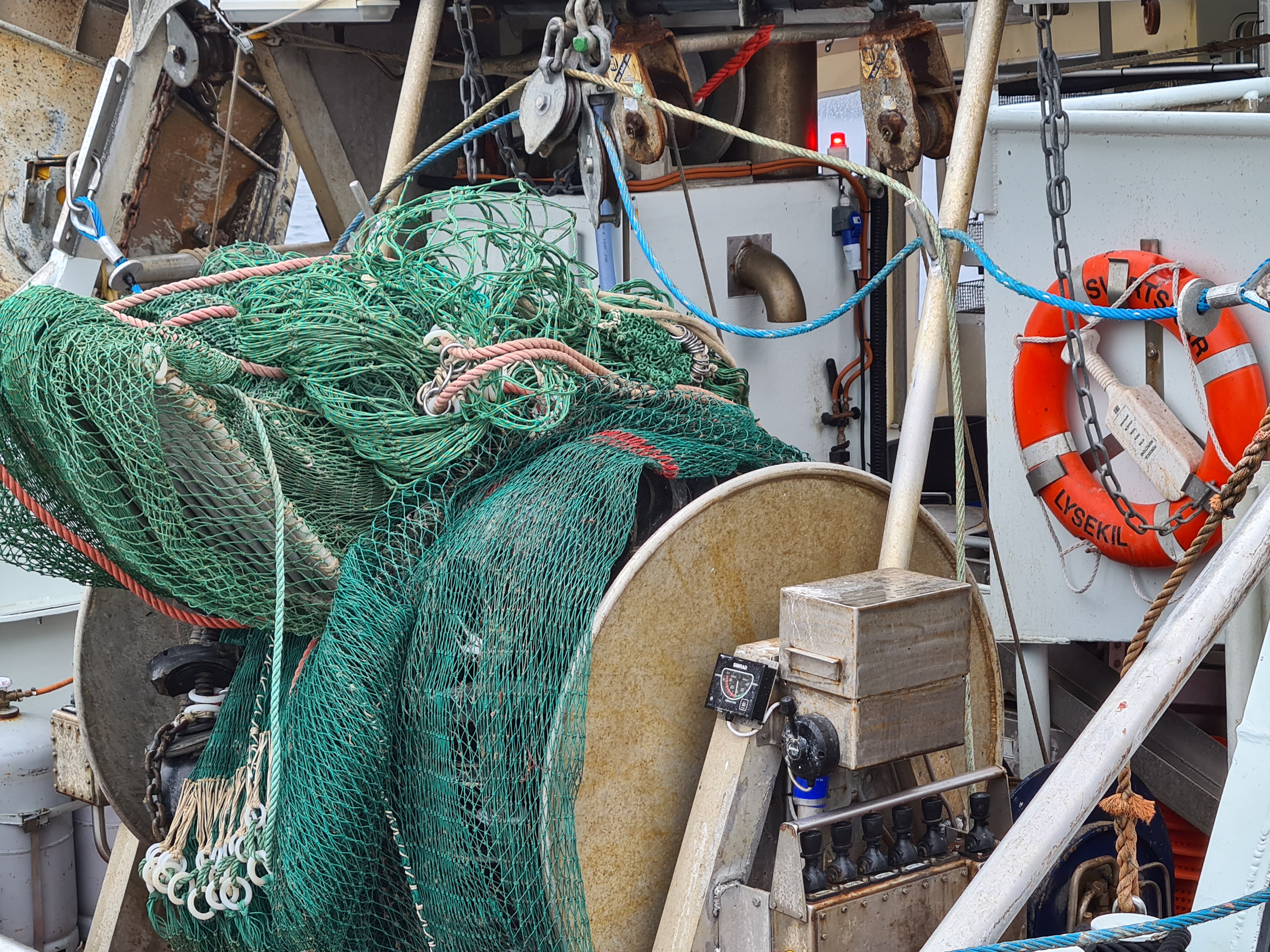 Fiskenät, fiske, fiskeredskap, garn