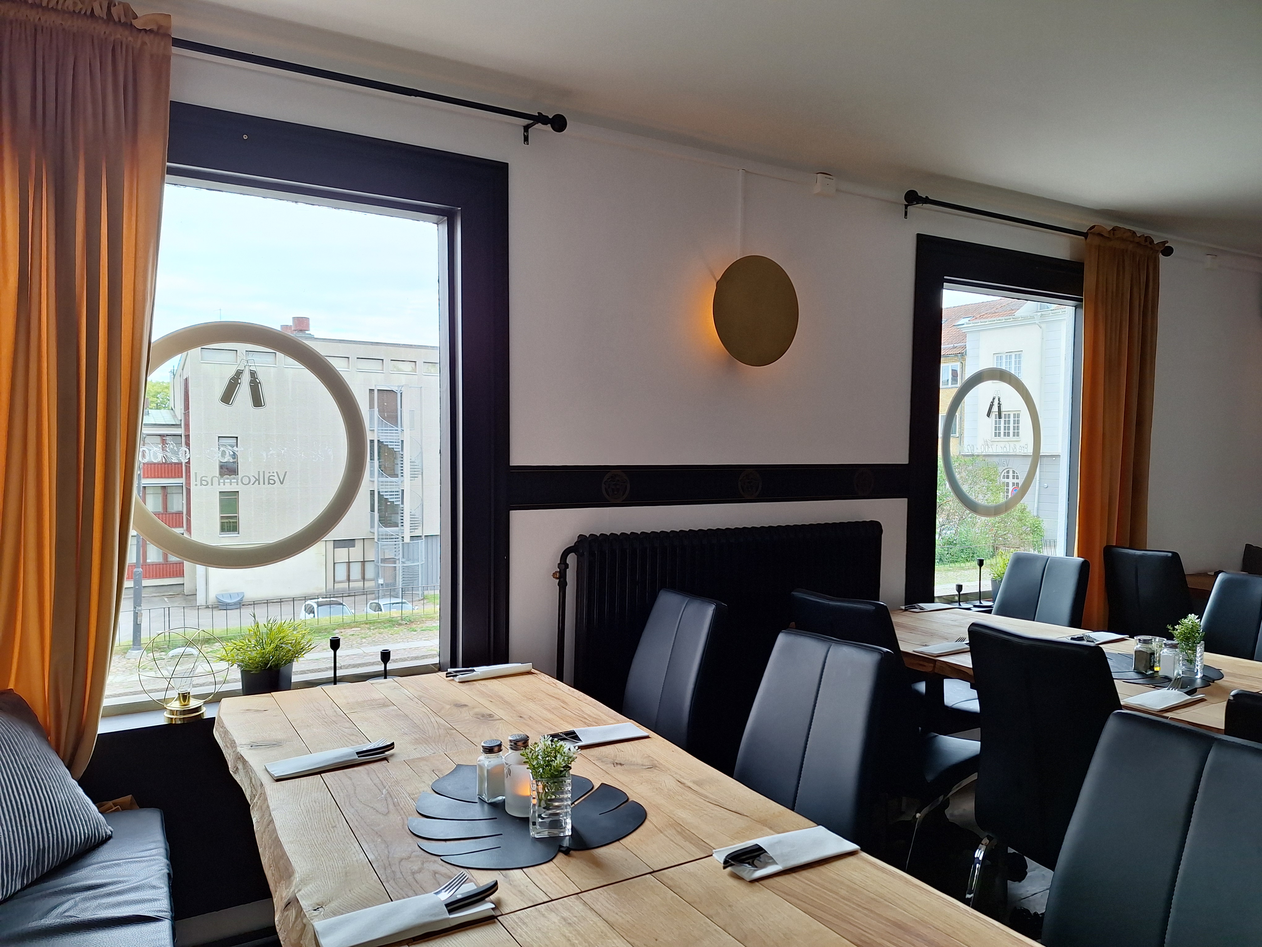 Steakhouse 75 i Mariestad, interiör.