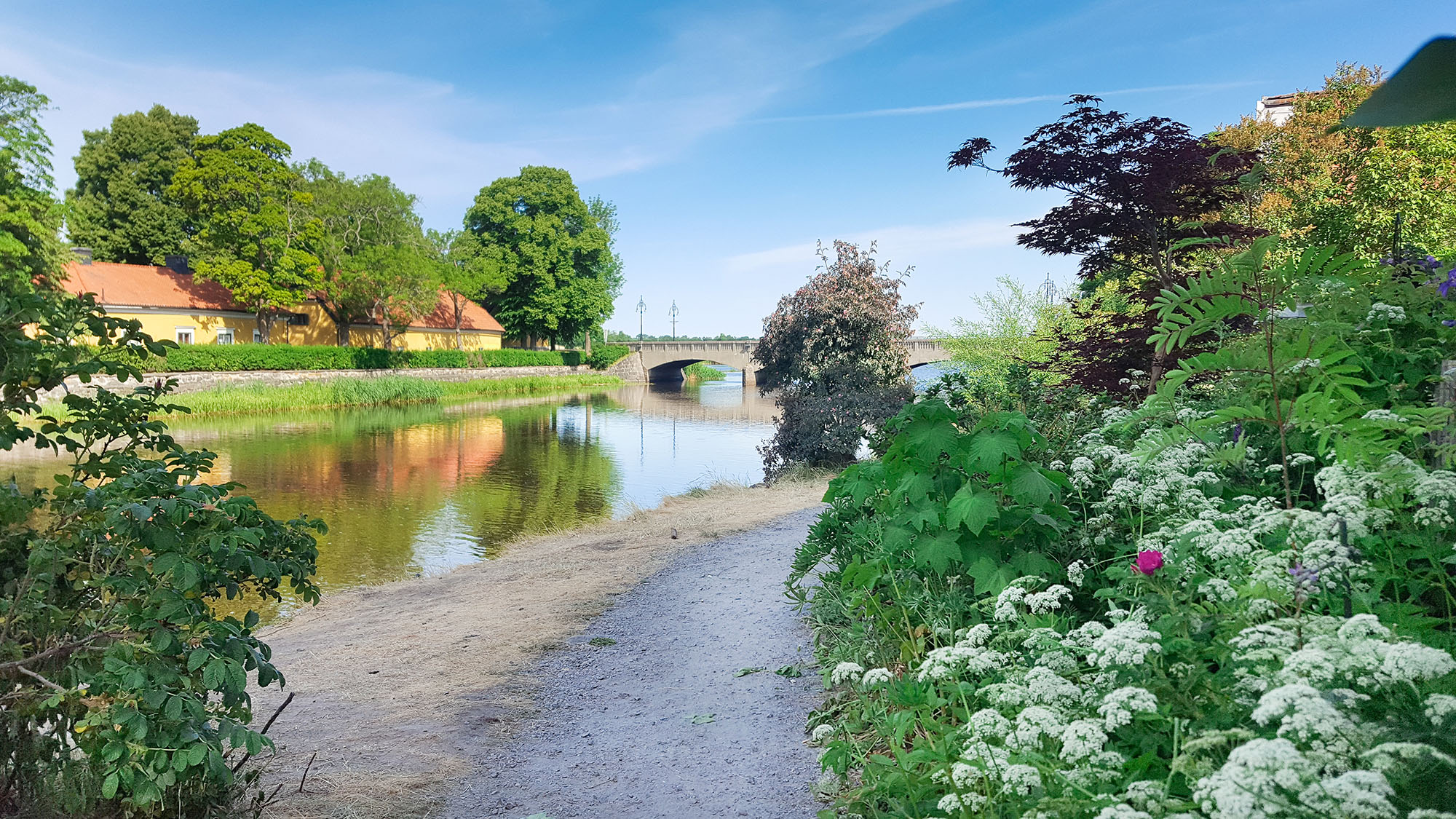 Vandring över fyra broar