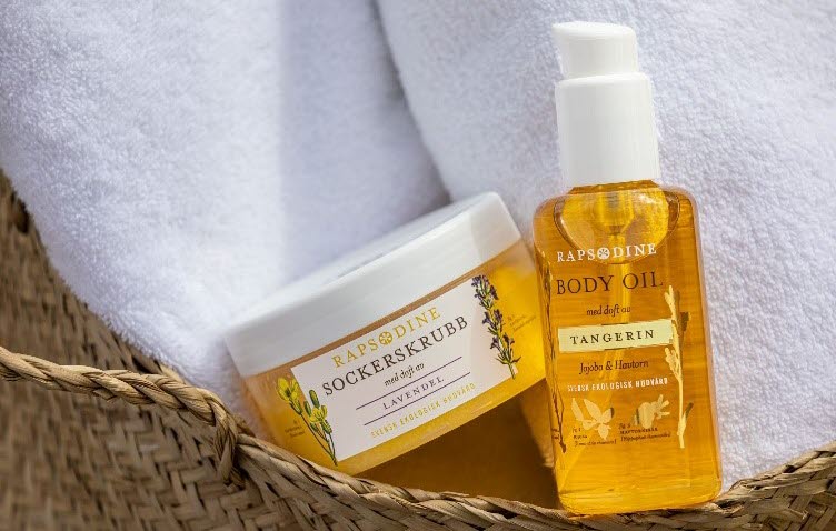 Hudvårdsprodukter från Rapsodine.