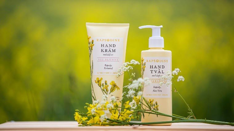 Hudvårdsprodukter från Rapsodine.