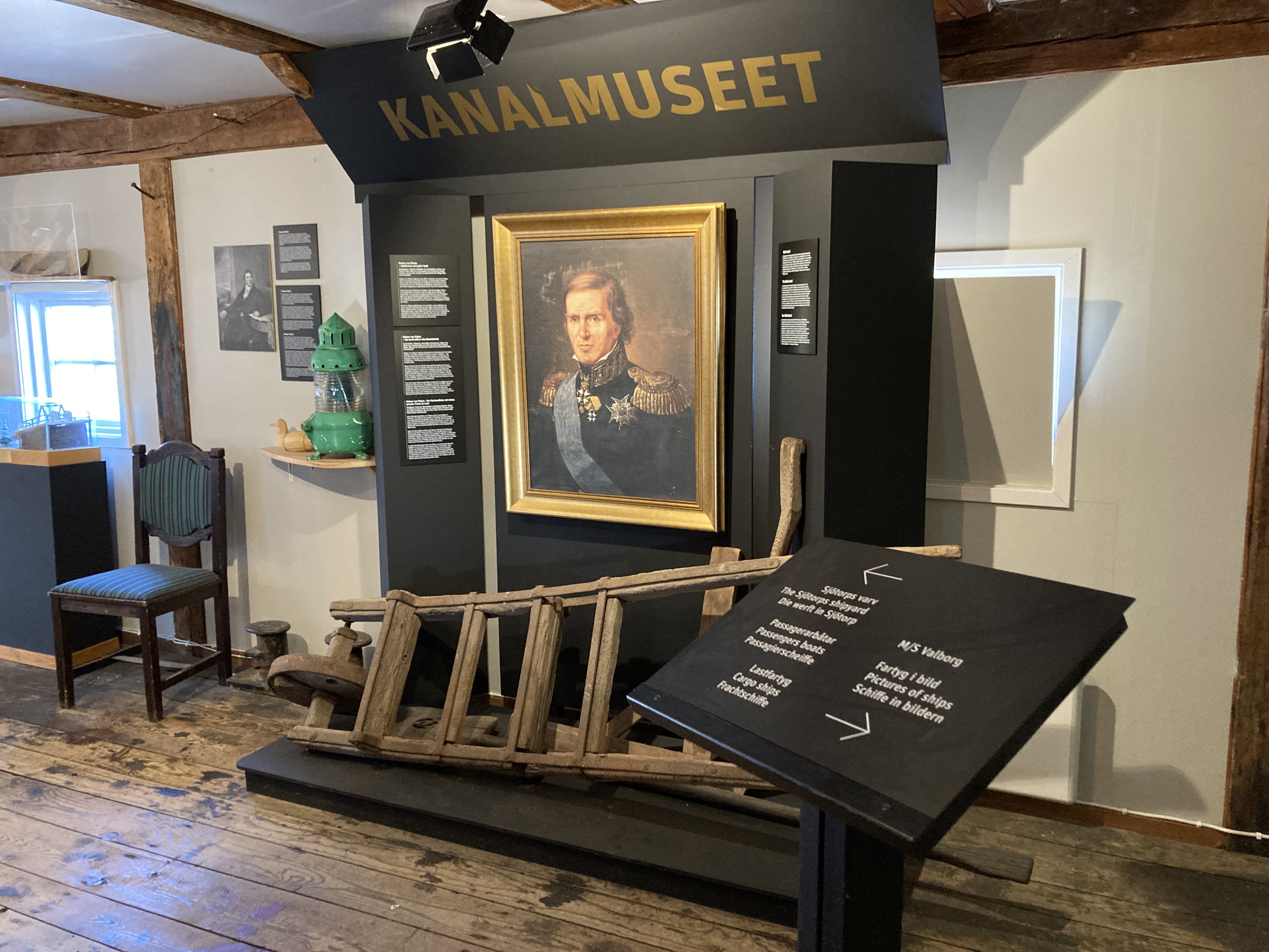 Kanalmuseet i Sjötorp vid Göta kanal.