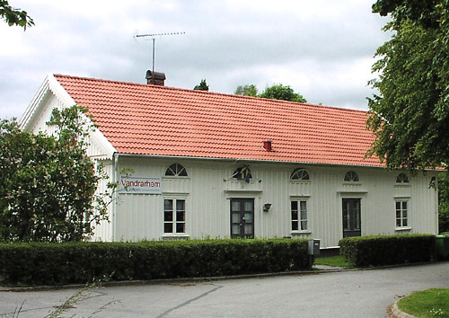 Kinna Vandrarhem. Bild på huset.