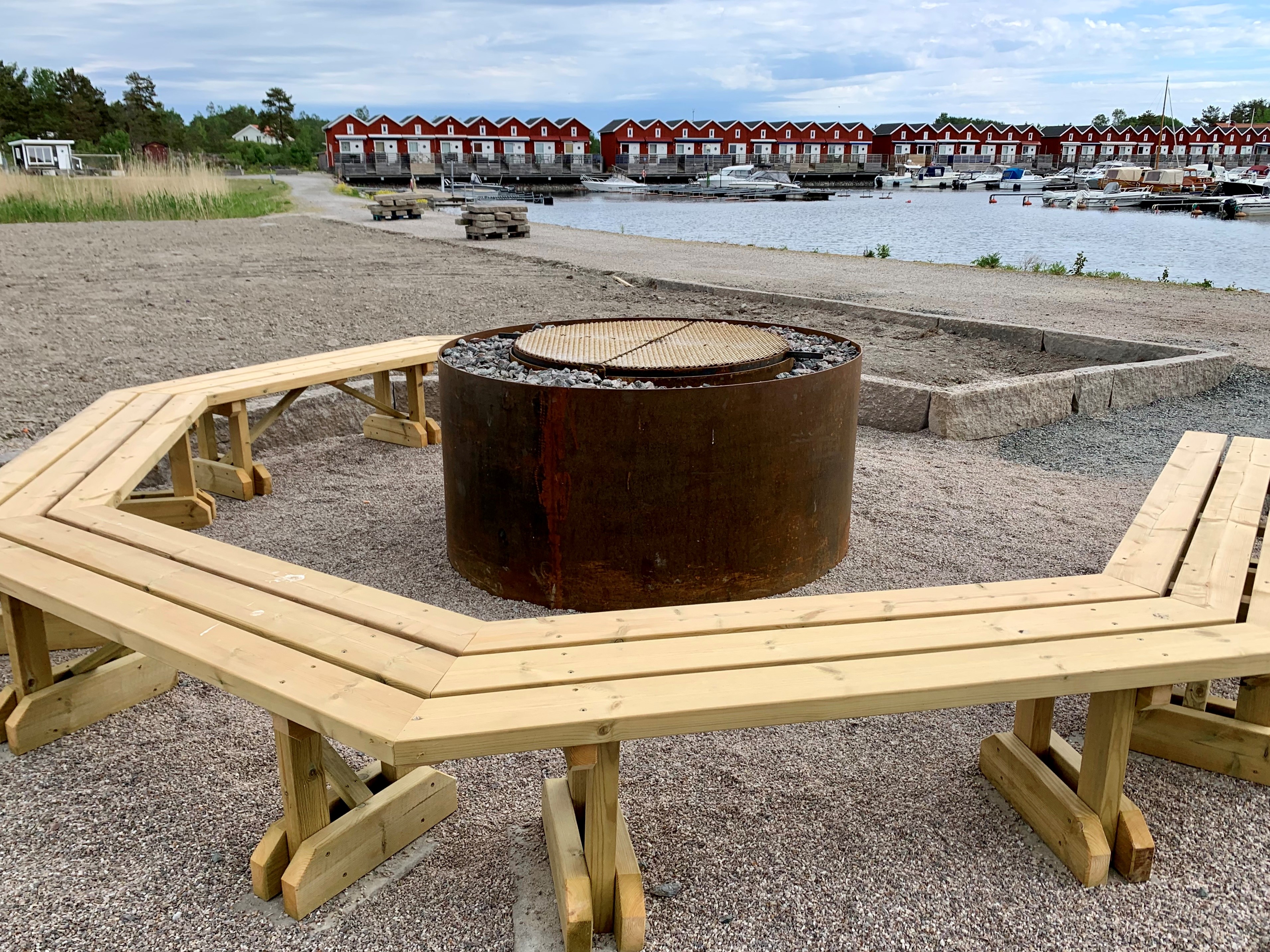 Grillplats i Sunnanå hamn, Mellerud