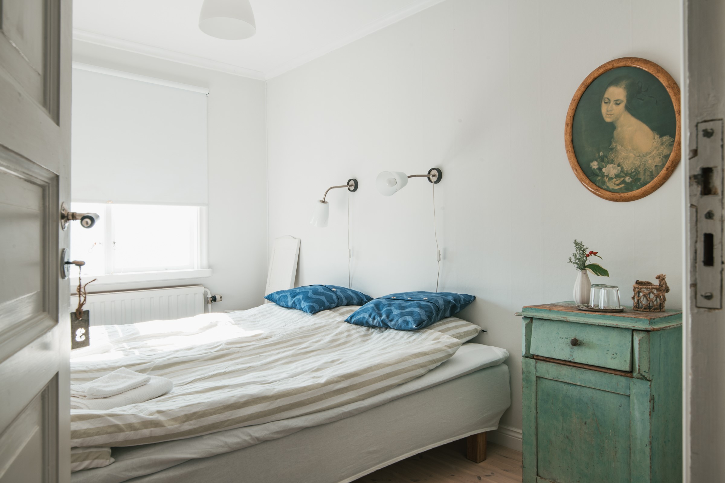 Bed and Bike bedroom