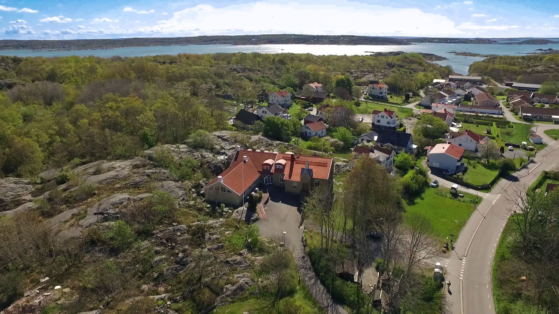 Vandrarhemmet Skutan Flygbild