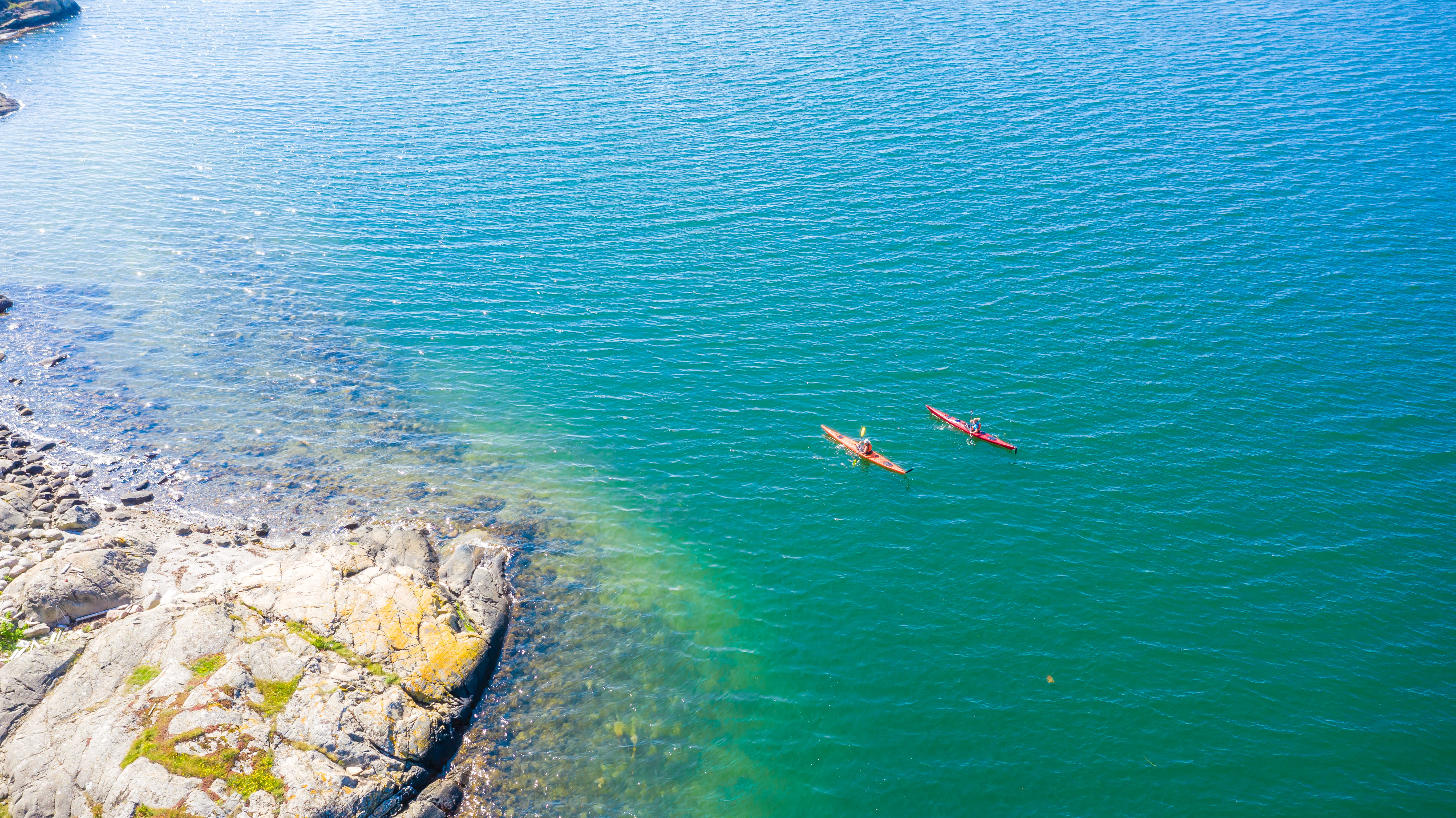 Paddla kajak vid Orust 