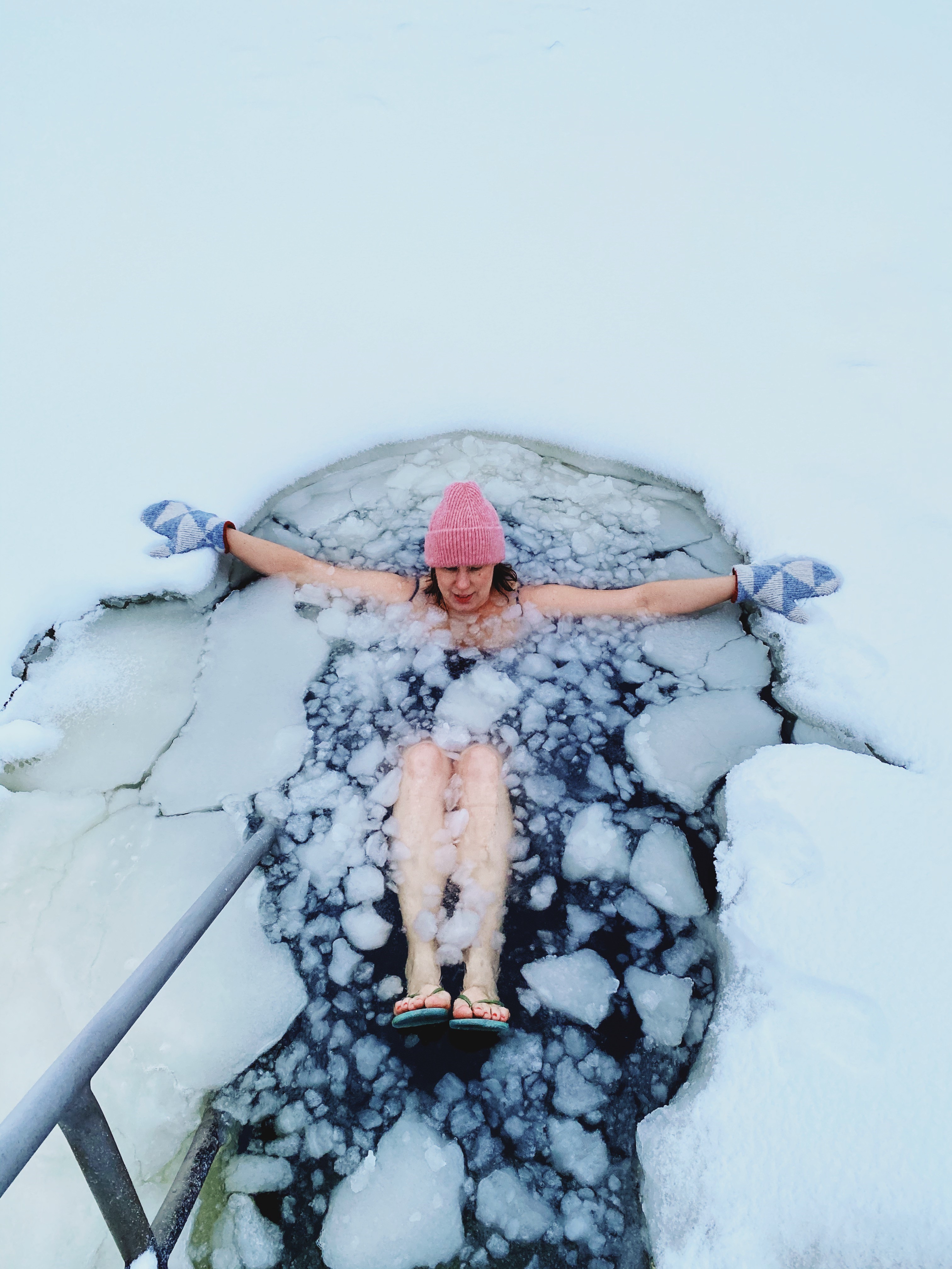 Kallbada i södra Bohuslän