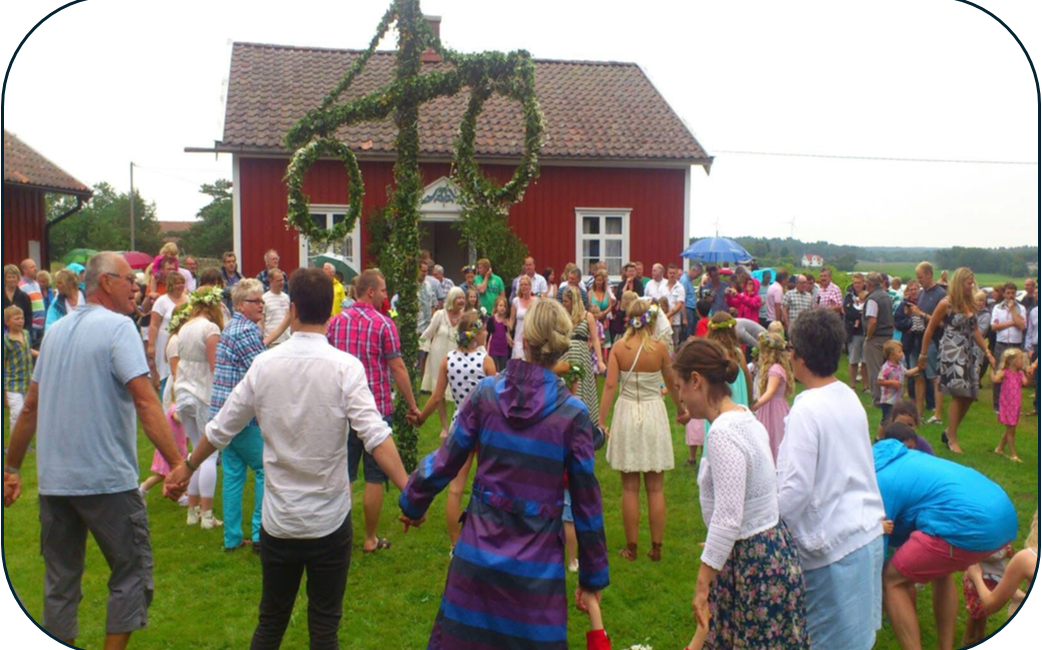 Midsommar vid Tegneby hembygdsmuseum