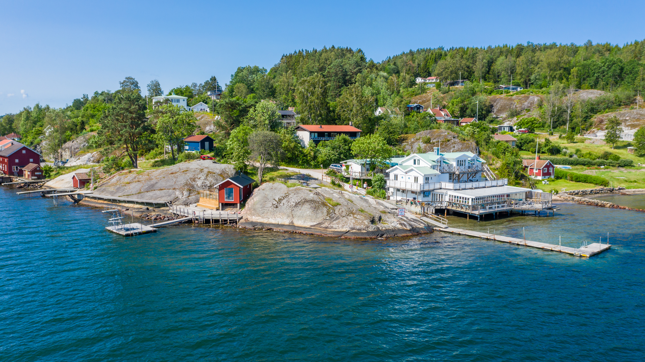 Badplats vid slussens pensionat 