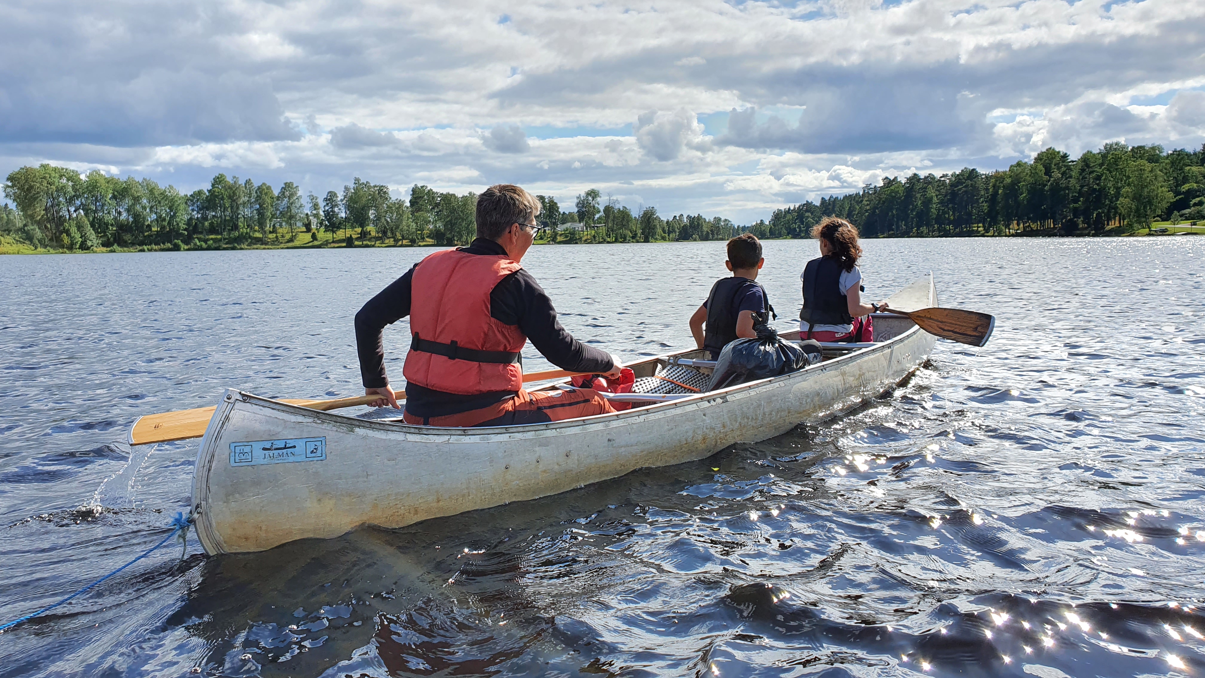 outdoorsupport på Hofsnäs