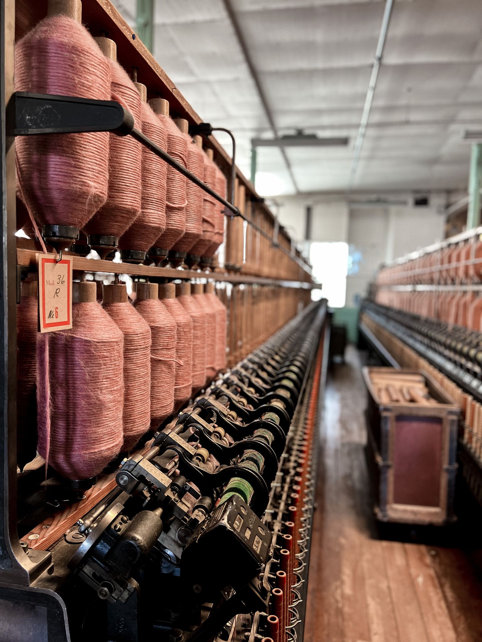 Vävmaskin från tidigt 1900 tal.