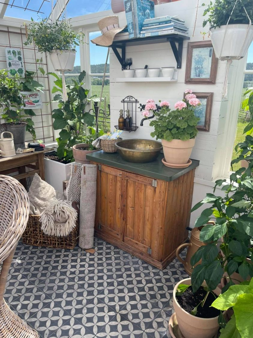 Interiör från butiken Blommigt och Prickigt