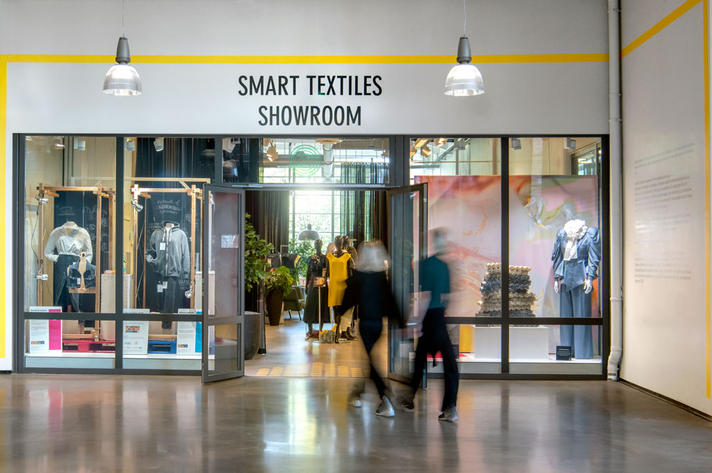 Entrén till Smart Textiles Showroom.