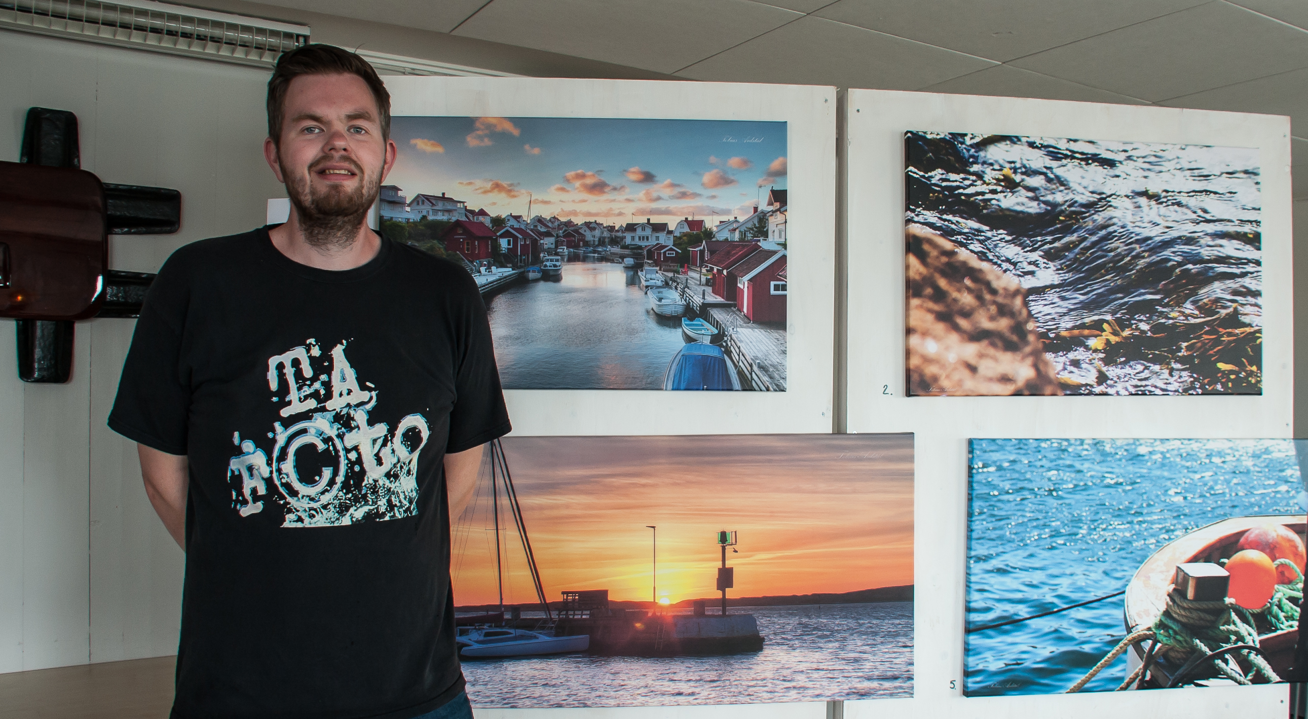 kanalfesten 2019 - Fotografen och utställaren Tobias Ardstål.