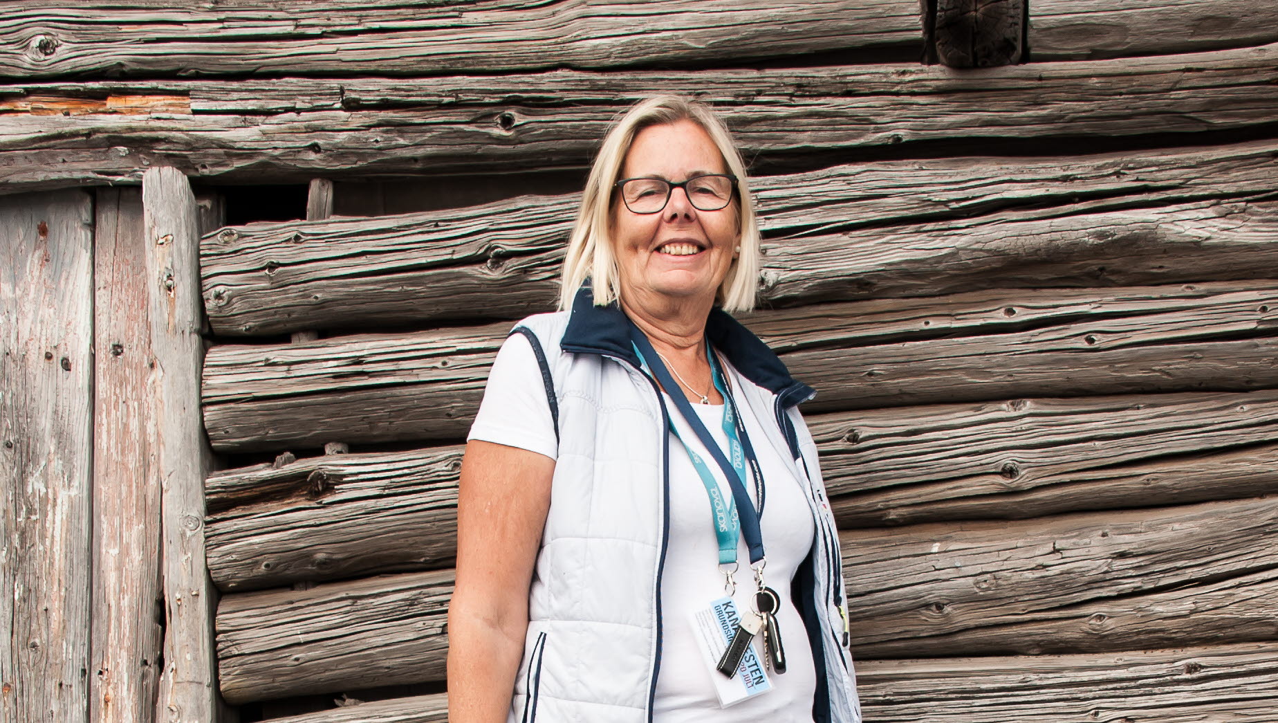 Kanalfesten i Grundsutnd 2019. Projektledare Catharina Ragnestål.