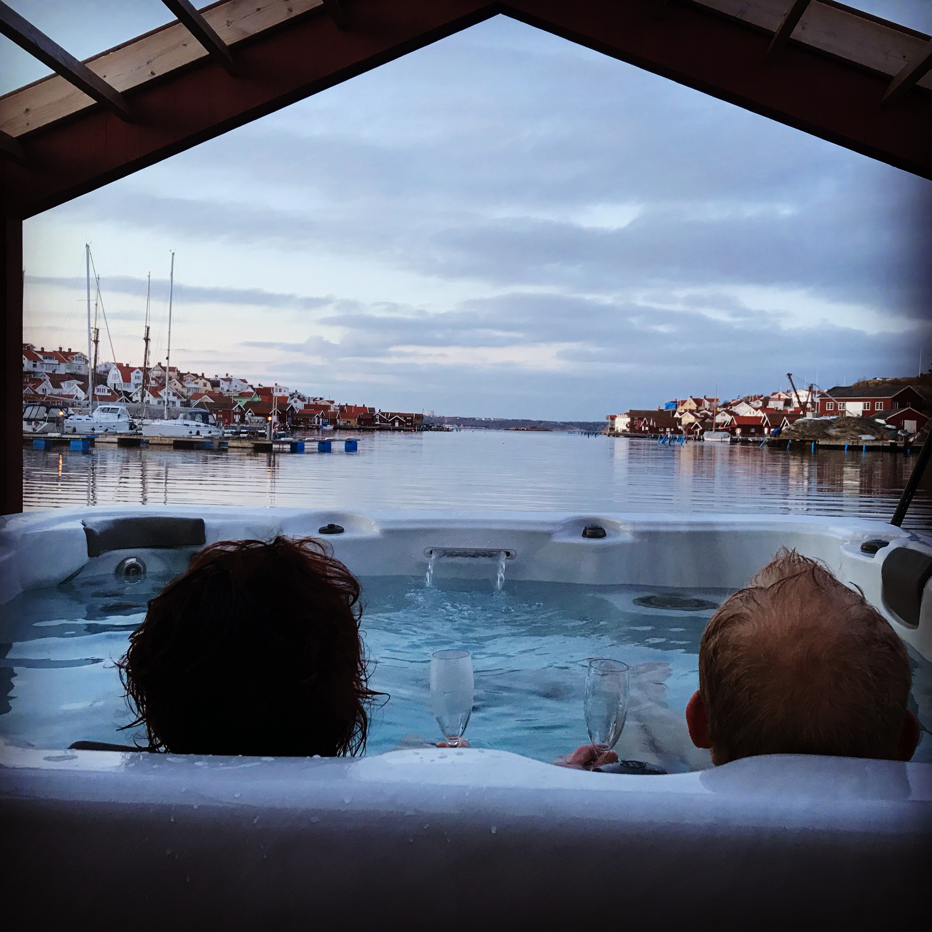 Jacuzzi@Slipens Hotel Fiskebäckskil