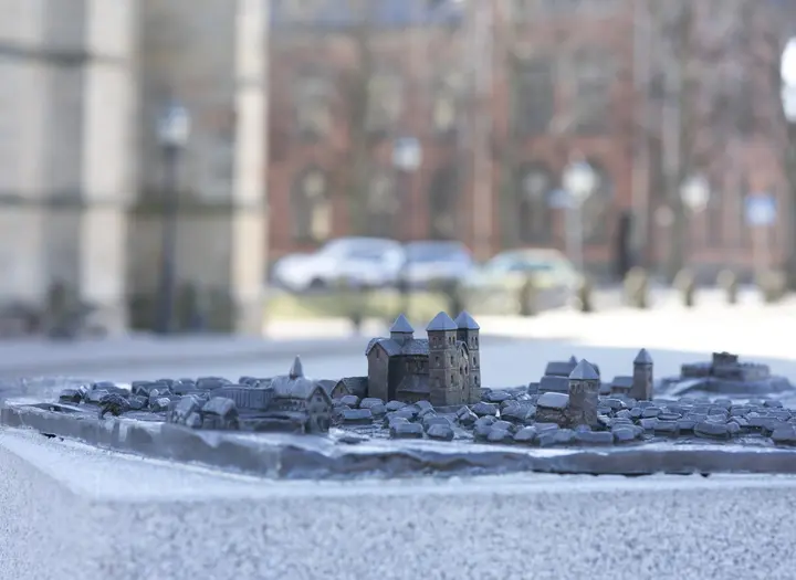 Skara medeltida stad cirka år 1280