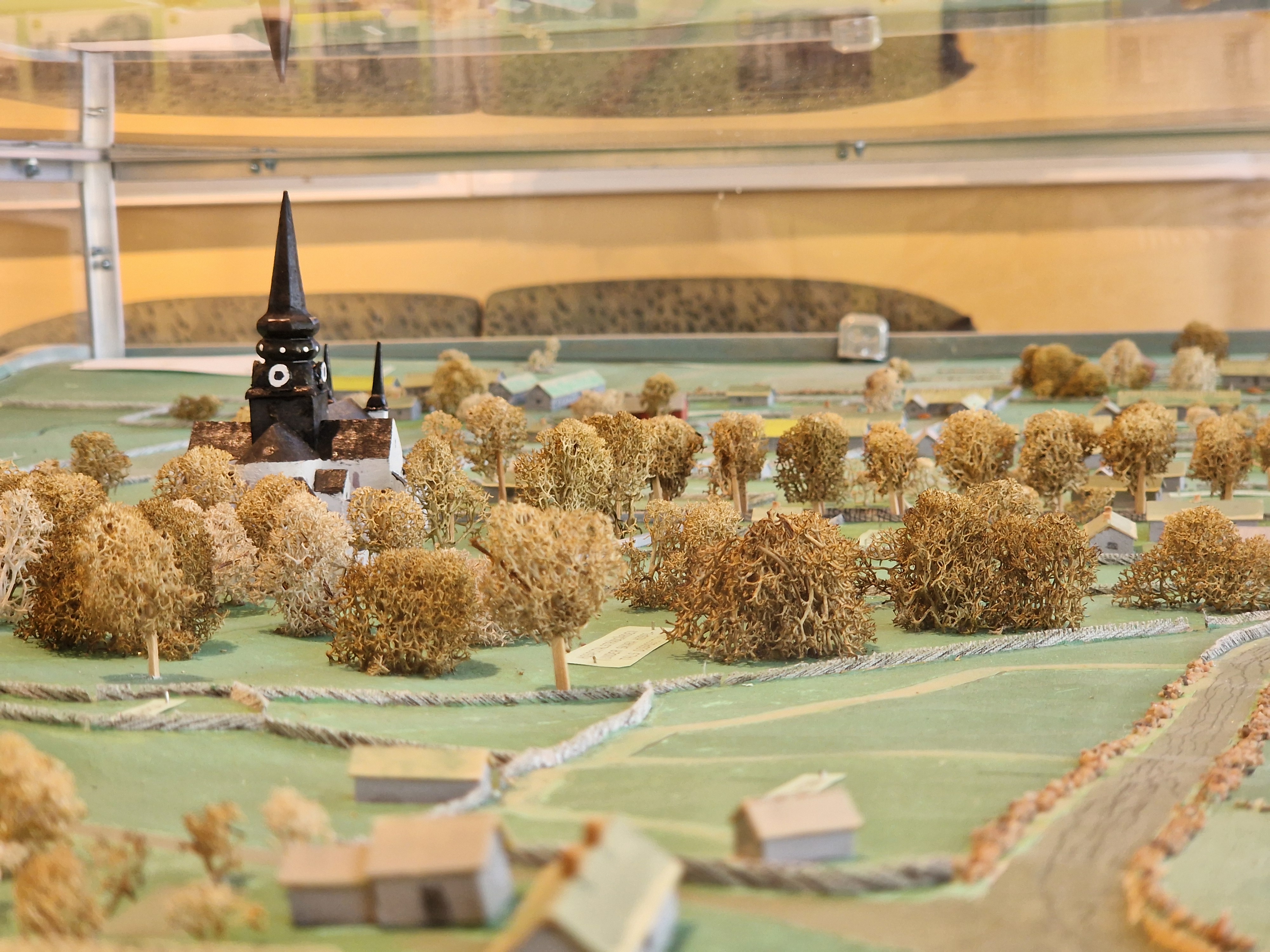 En modell av Varnhem.