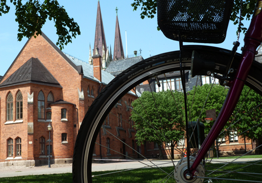 Cykel framför Djäknehuset
