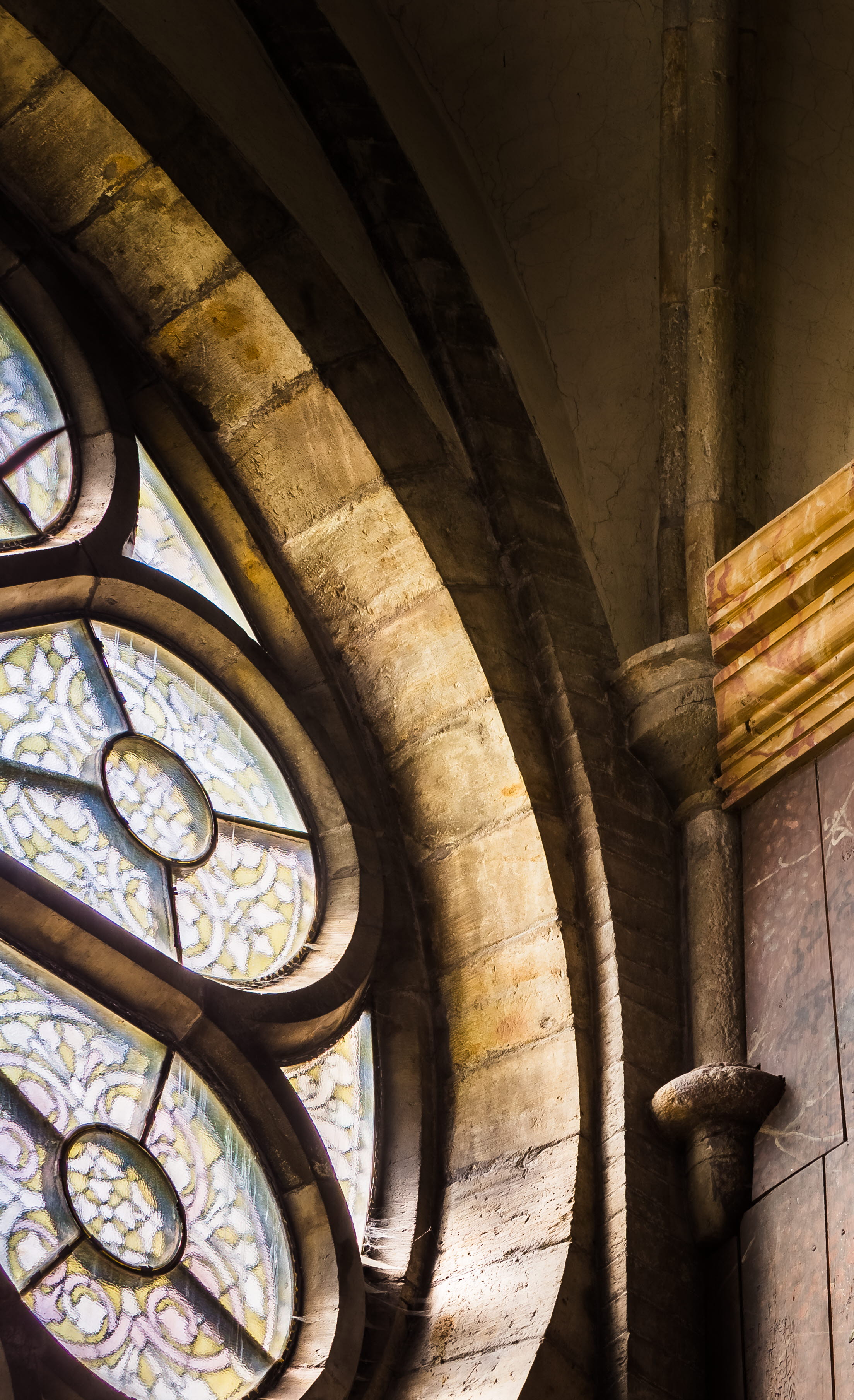 Interiör i Varnhems klosterkyrka