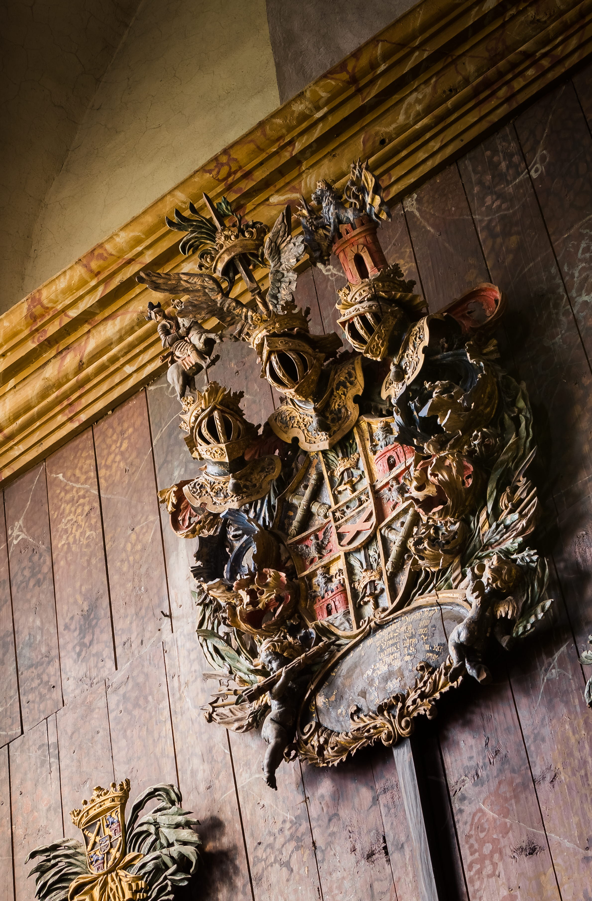 Interiör i Varnhems klosterkyrka