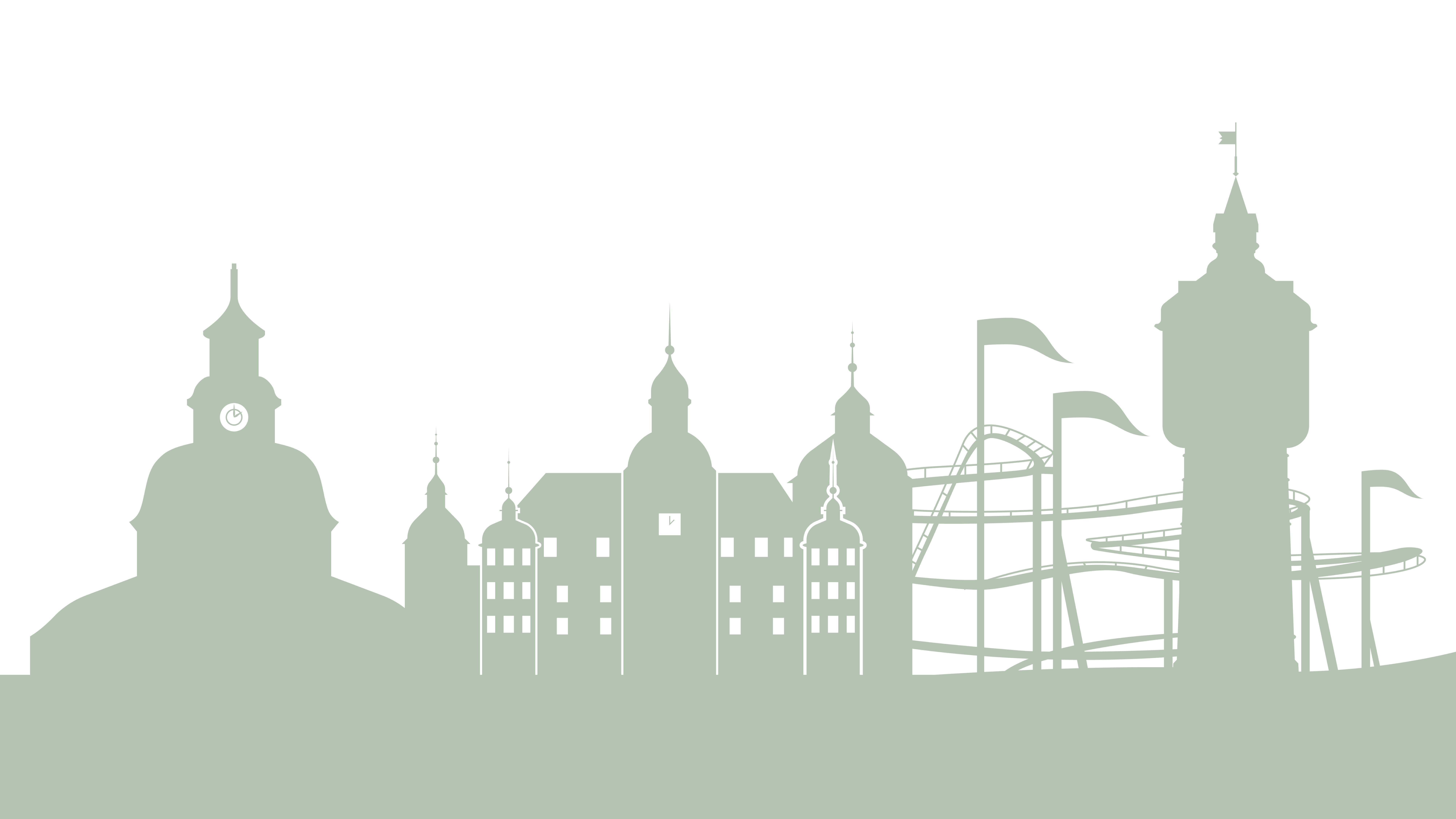 Silhuett över Skara och Lidköping 