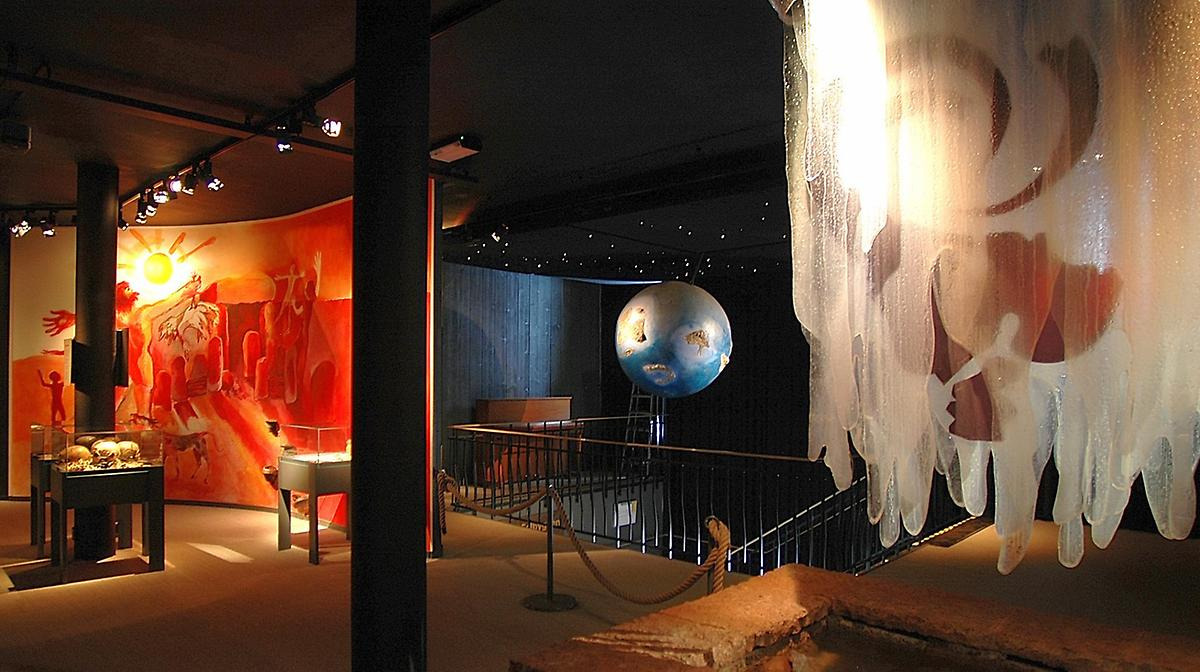 Interiör från ett museum