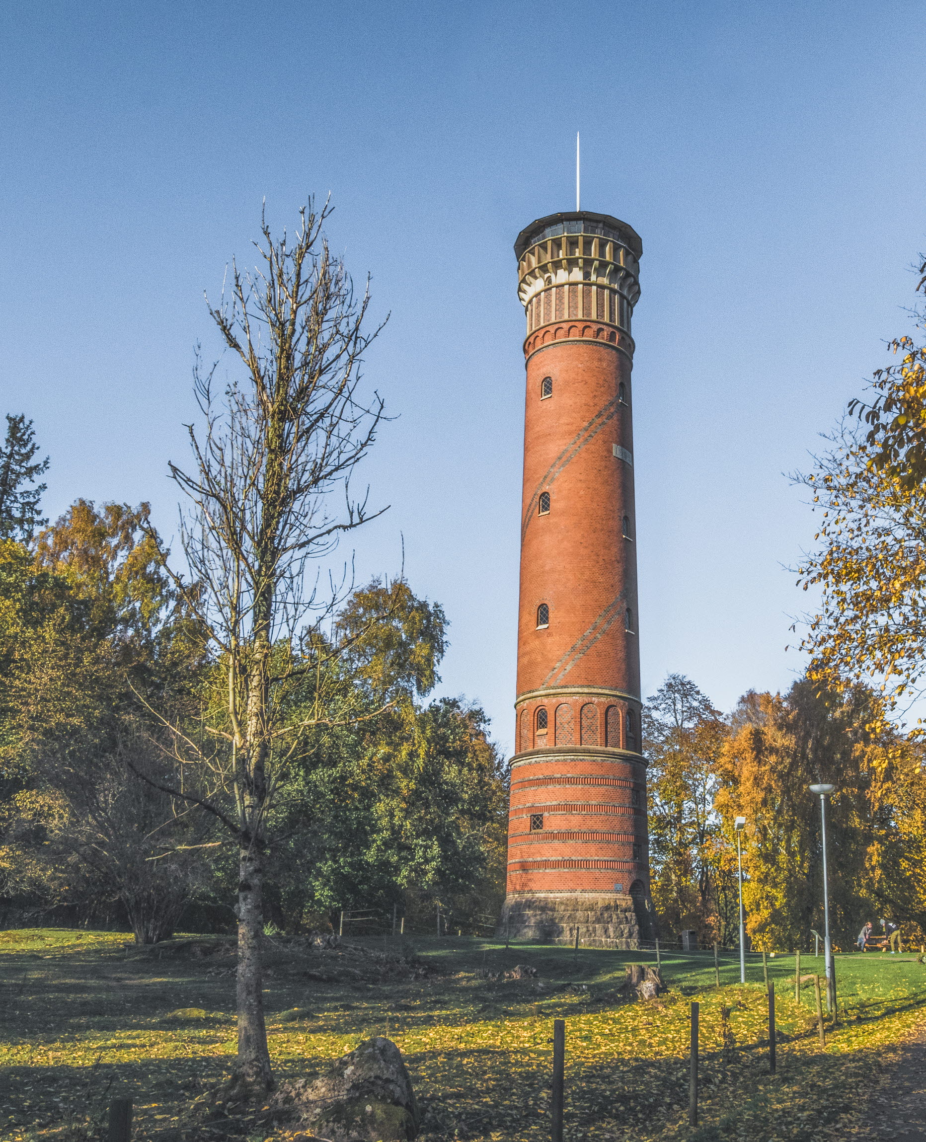 Ett utsiktstorn i tegel