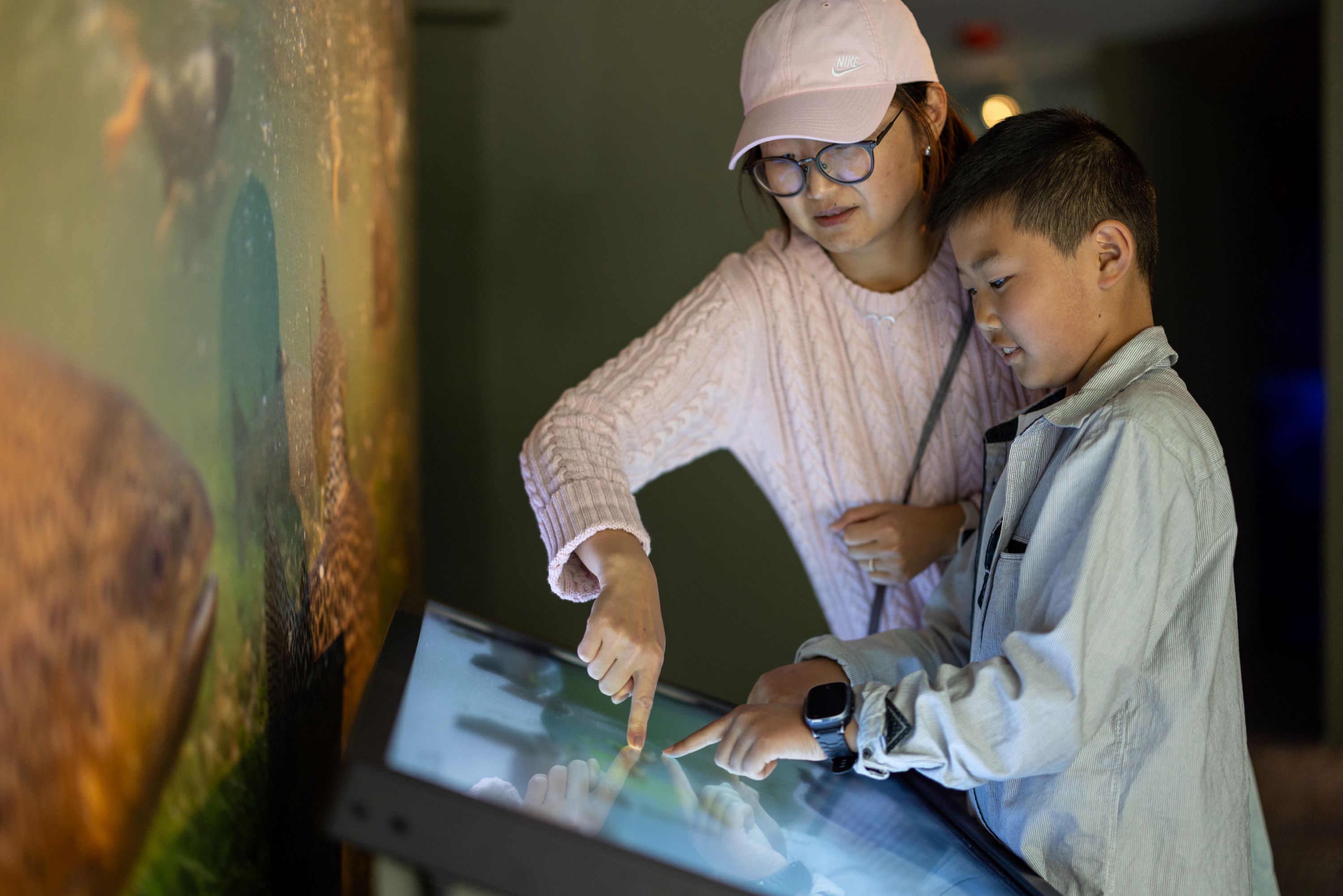 Besökare på Vänermuseet