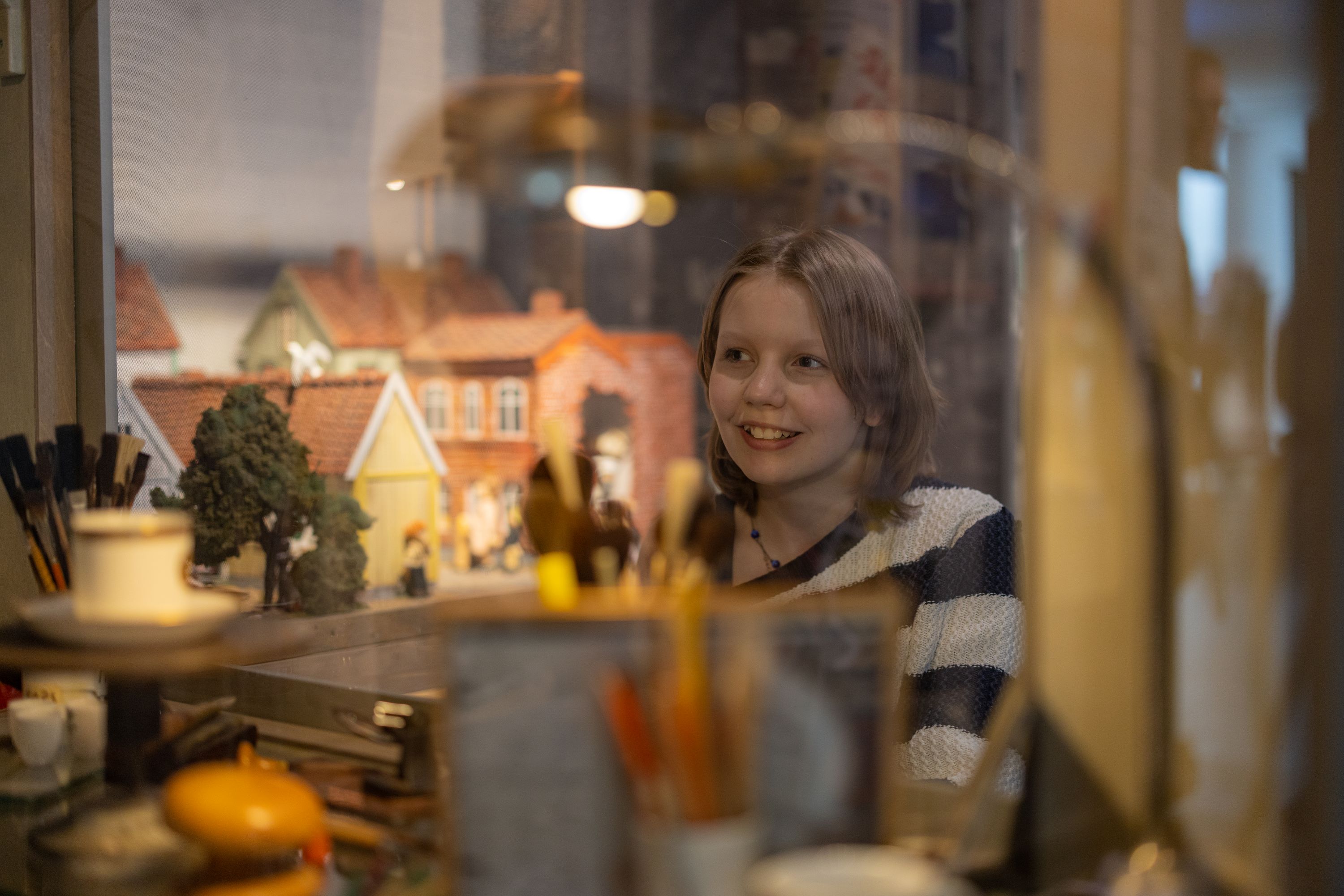 Besökare på Vänermuseet