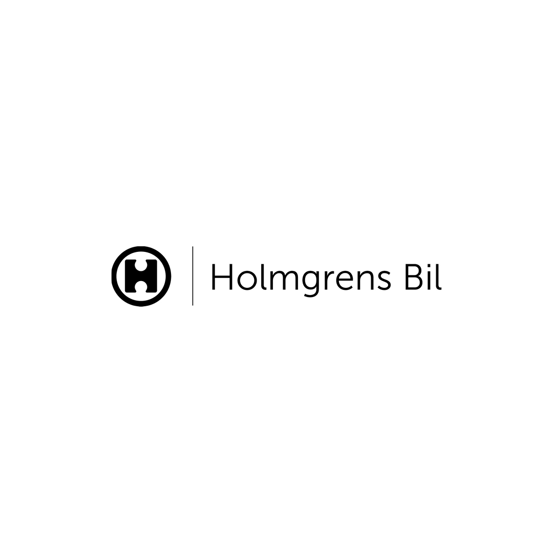 Holmgrens bil svarta logotyp.