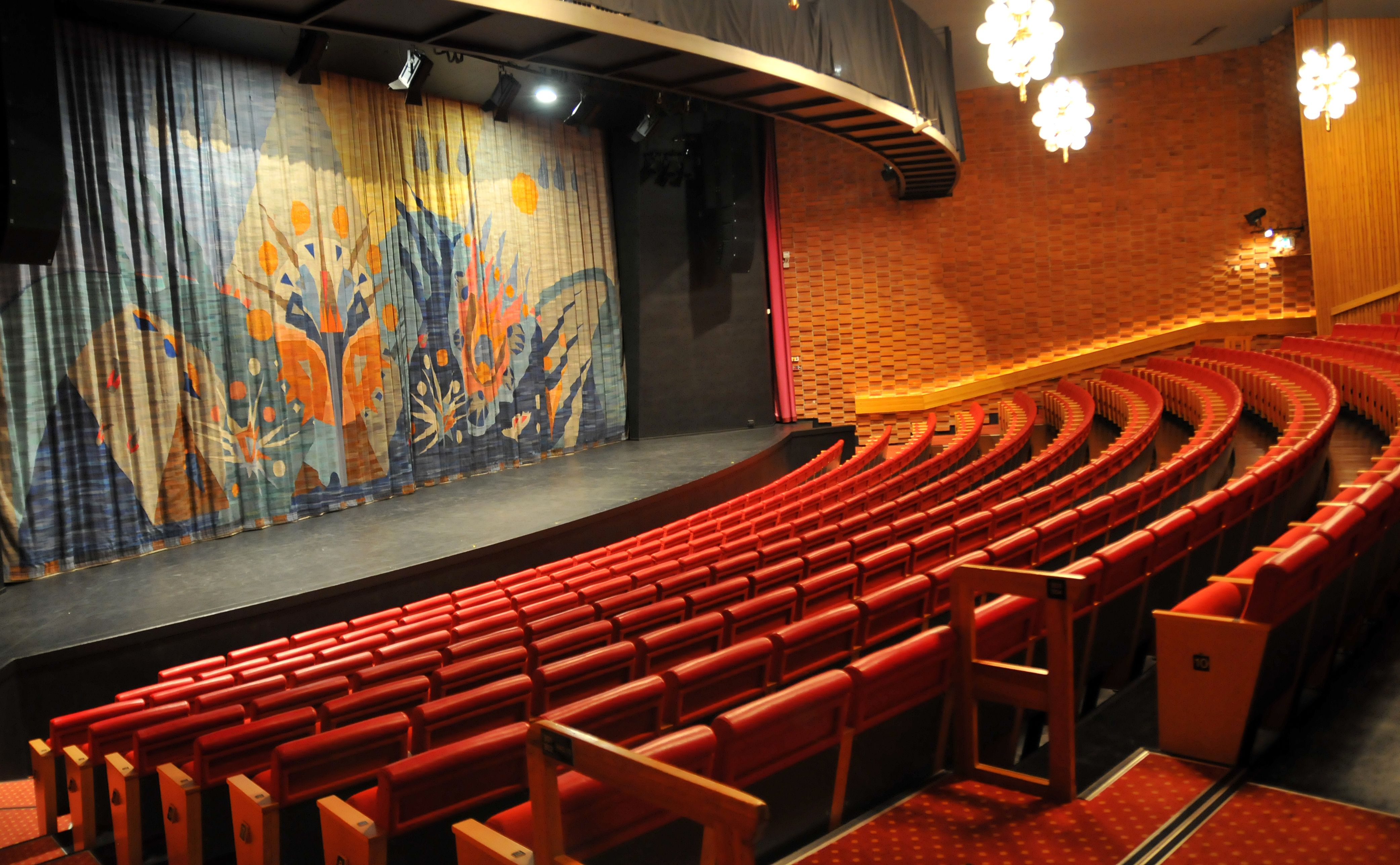 Interiör av Stadsteatern, Skövde Kulturhus
