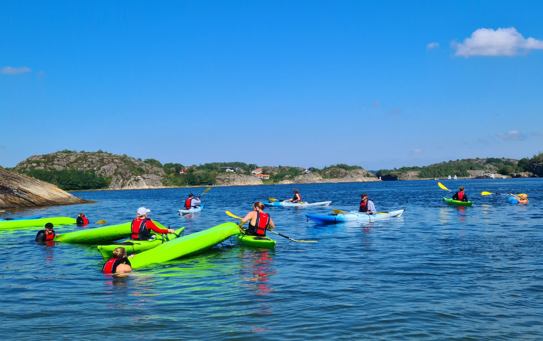 Kamraträddning, Kajakkurs, Orust
